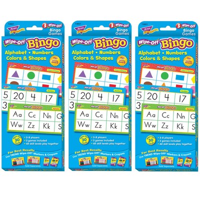 NEW Sealed Trend Enterprises BINGO Fun to Know PUZZLES Educational Learning Game