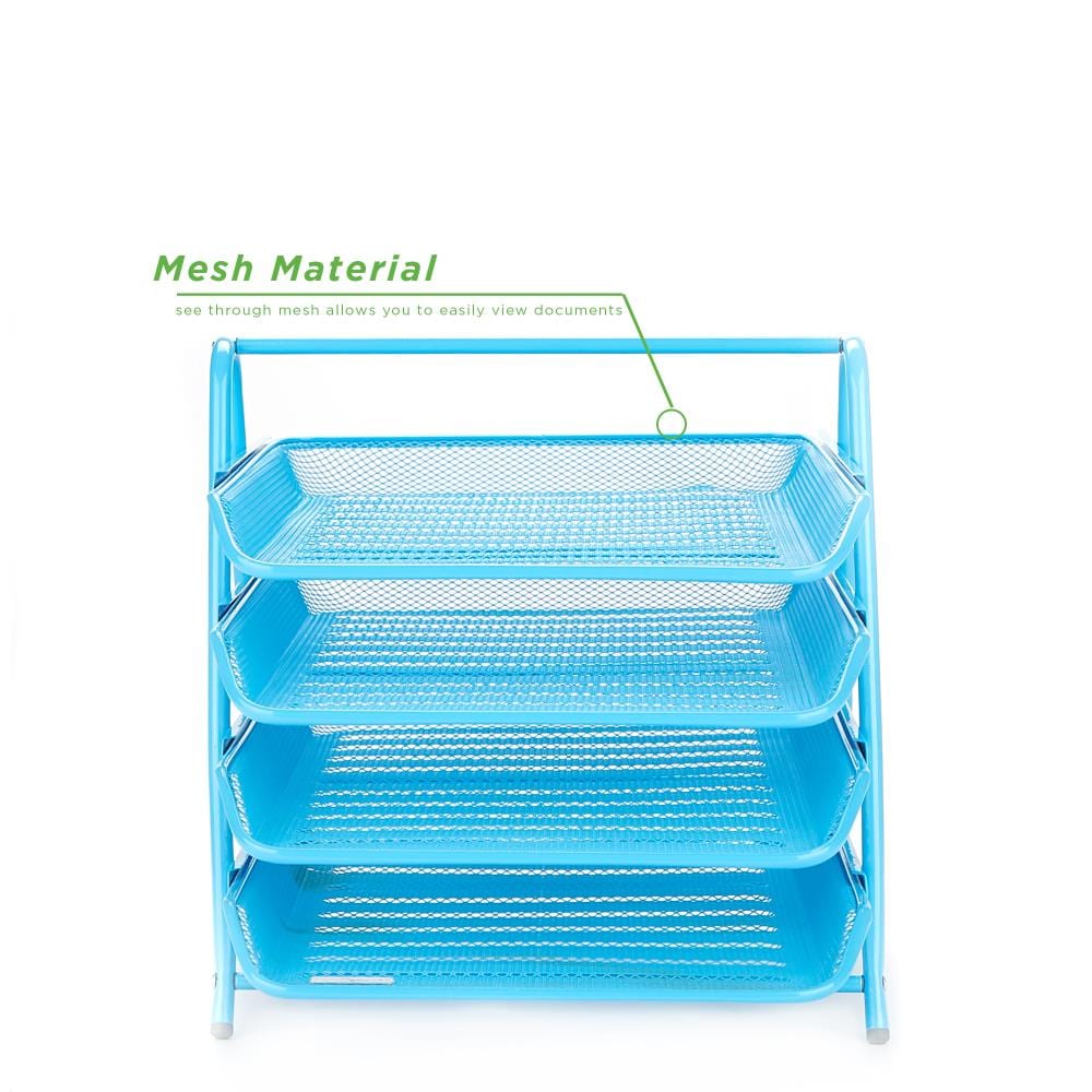 Mind Reader 4TPAPER-BLU Desktop-Organizers - View #4
