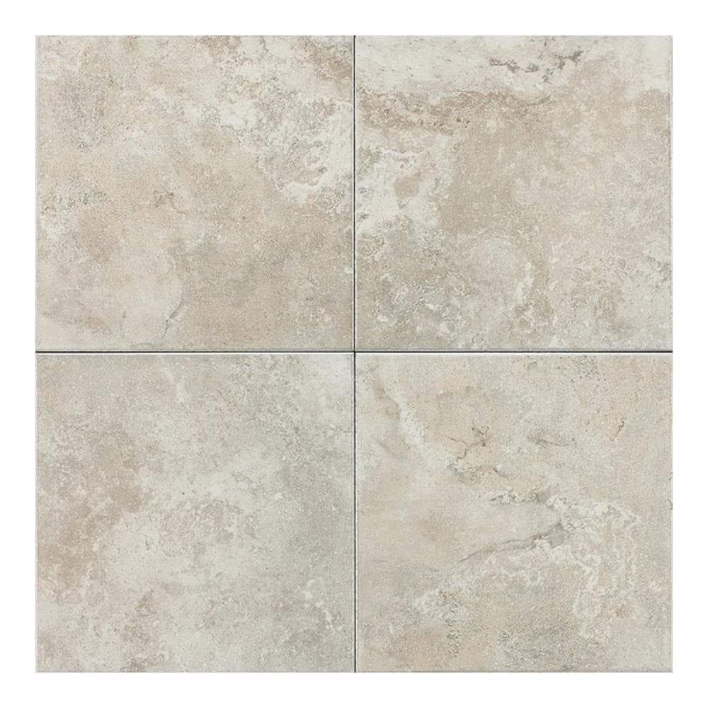 American Olean Pozzalo Sail White Ceramic Bullnose Tile (6-in x 6-in)