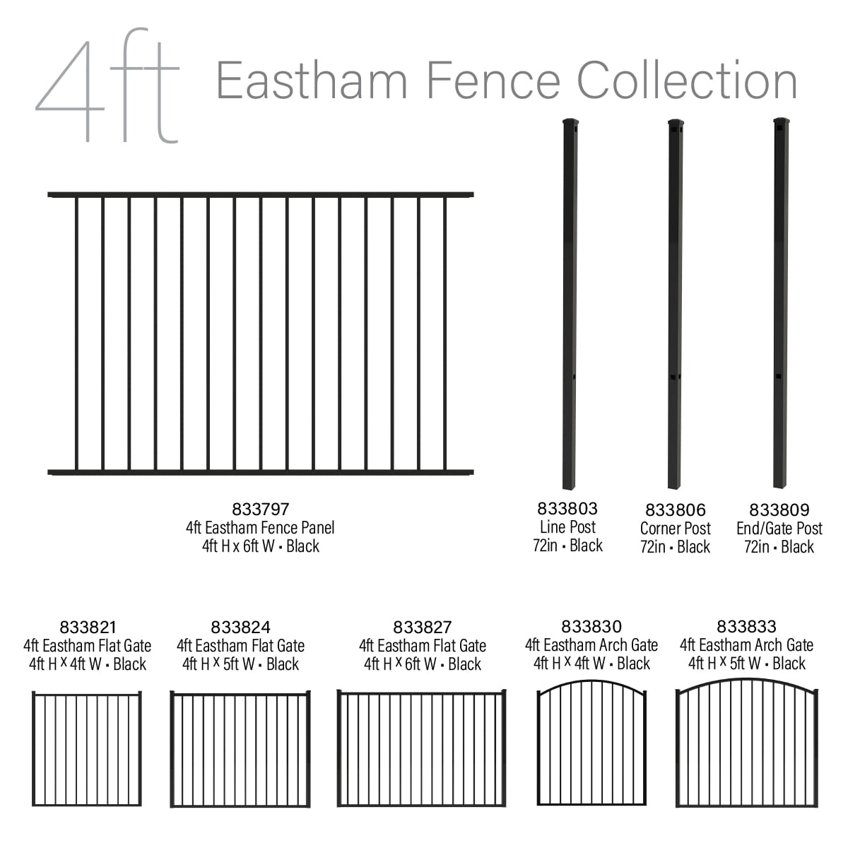 Ironcraft 833809 Fence-Gates - View #2