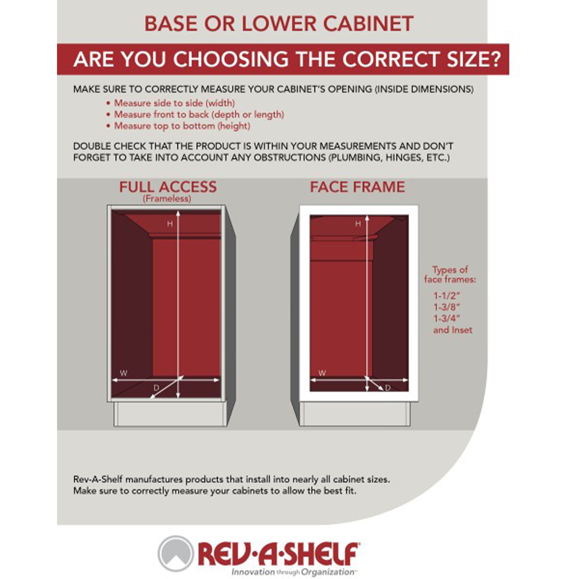 Rev-A-Shelf 14-in W x 4.13-in H-Tier Cabinet-mount Wood Soft Close