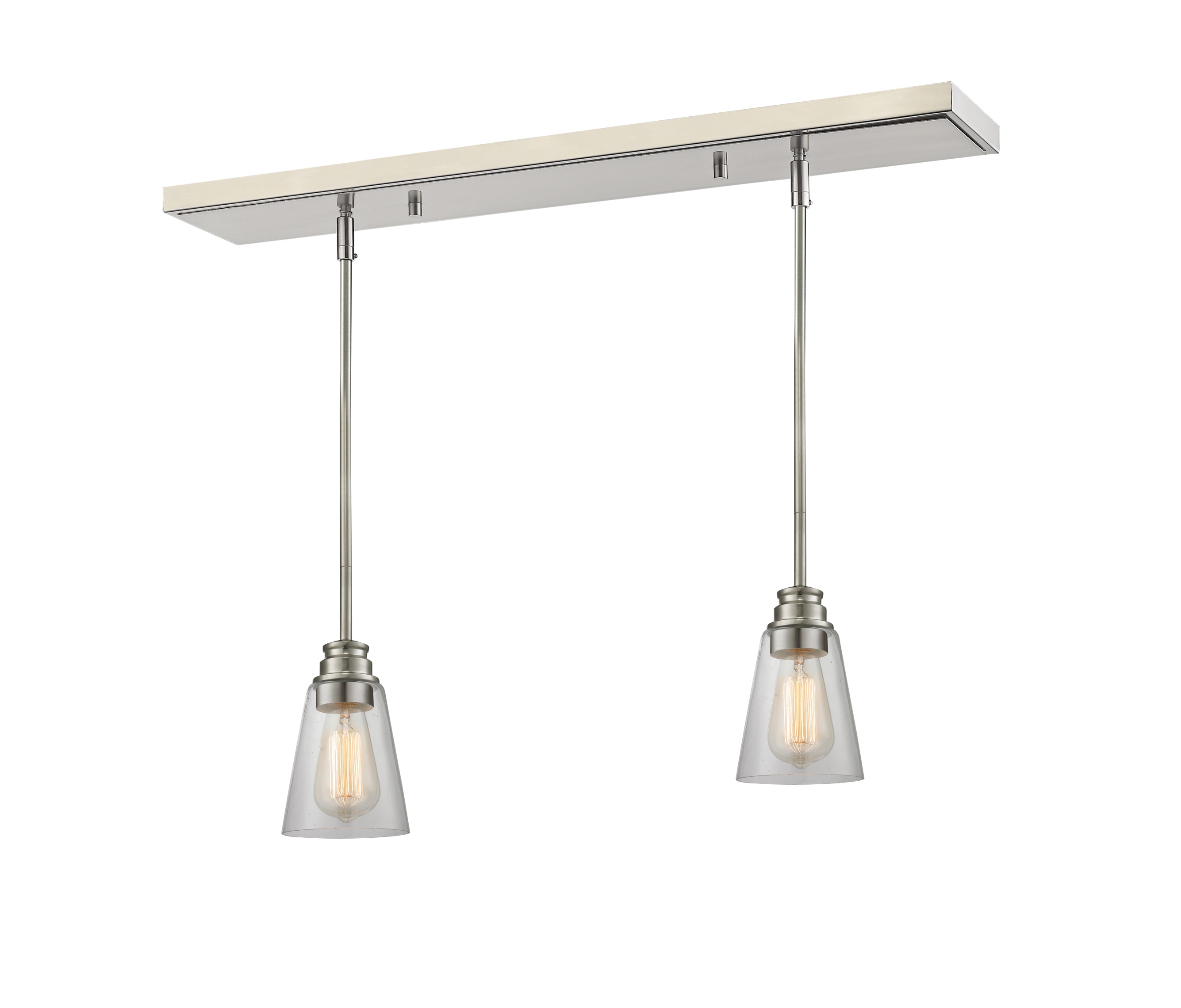 Z-Lite 428MP-2BN Annora Brushed Nickel Incandescent Medium base (E-26) Pool Table Lighting