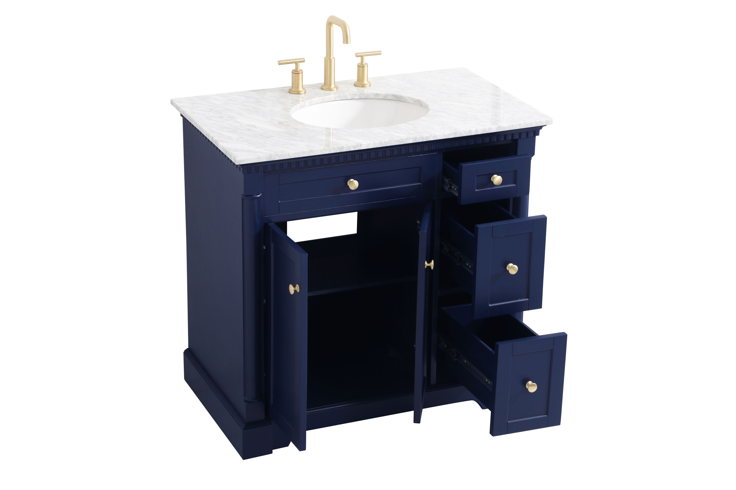 Elegant Decor HF159108BL Bath-Vanity-Combo - View #10
