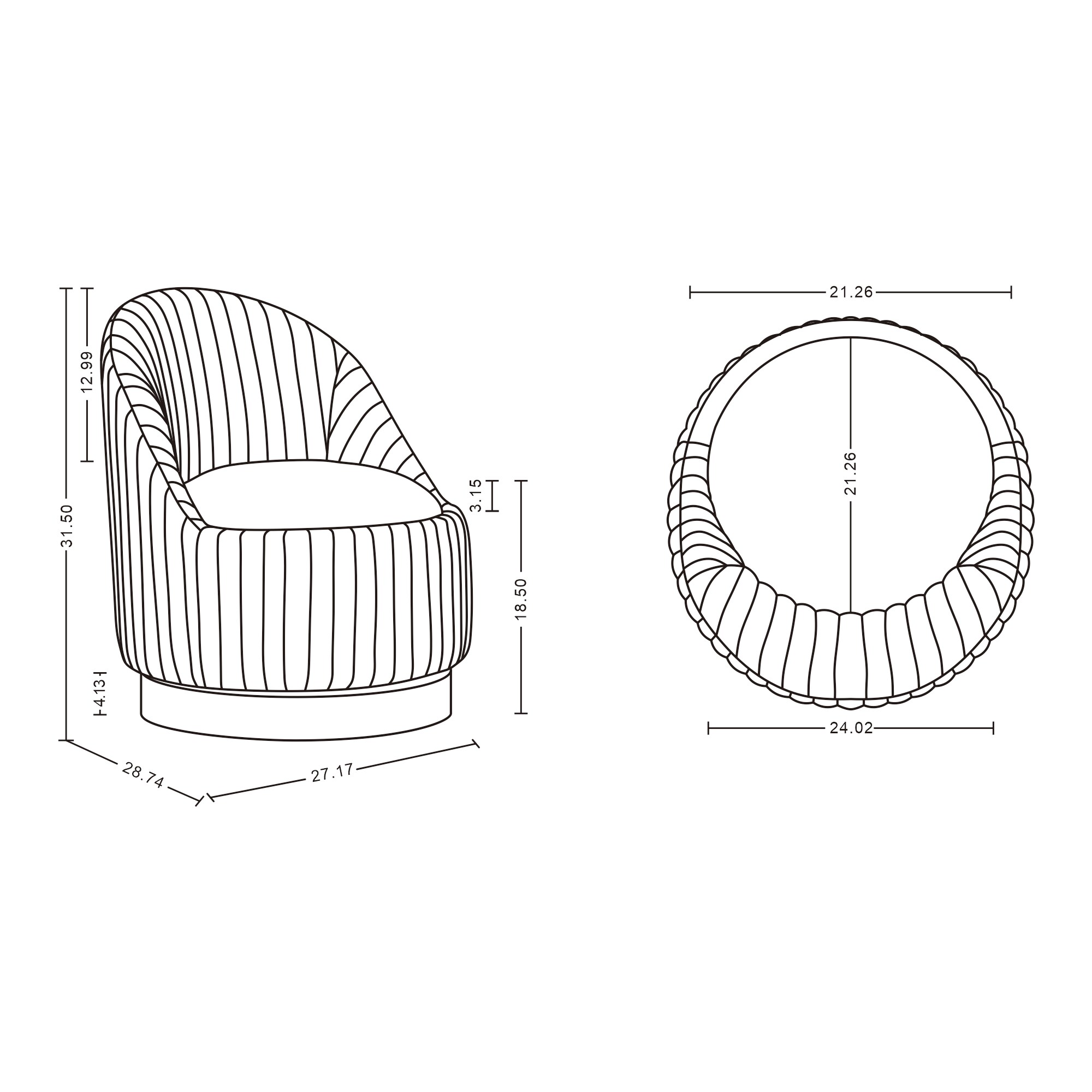 Manhattan Comfort 2-AC058-CR chairs - View #3