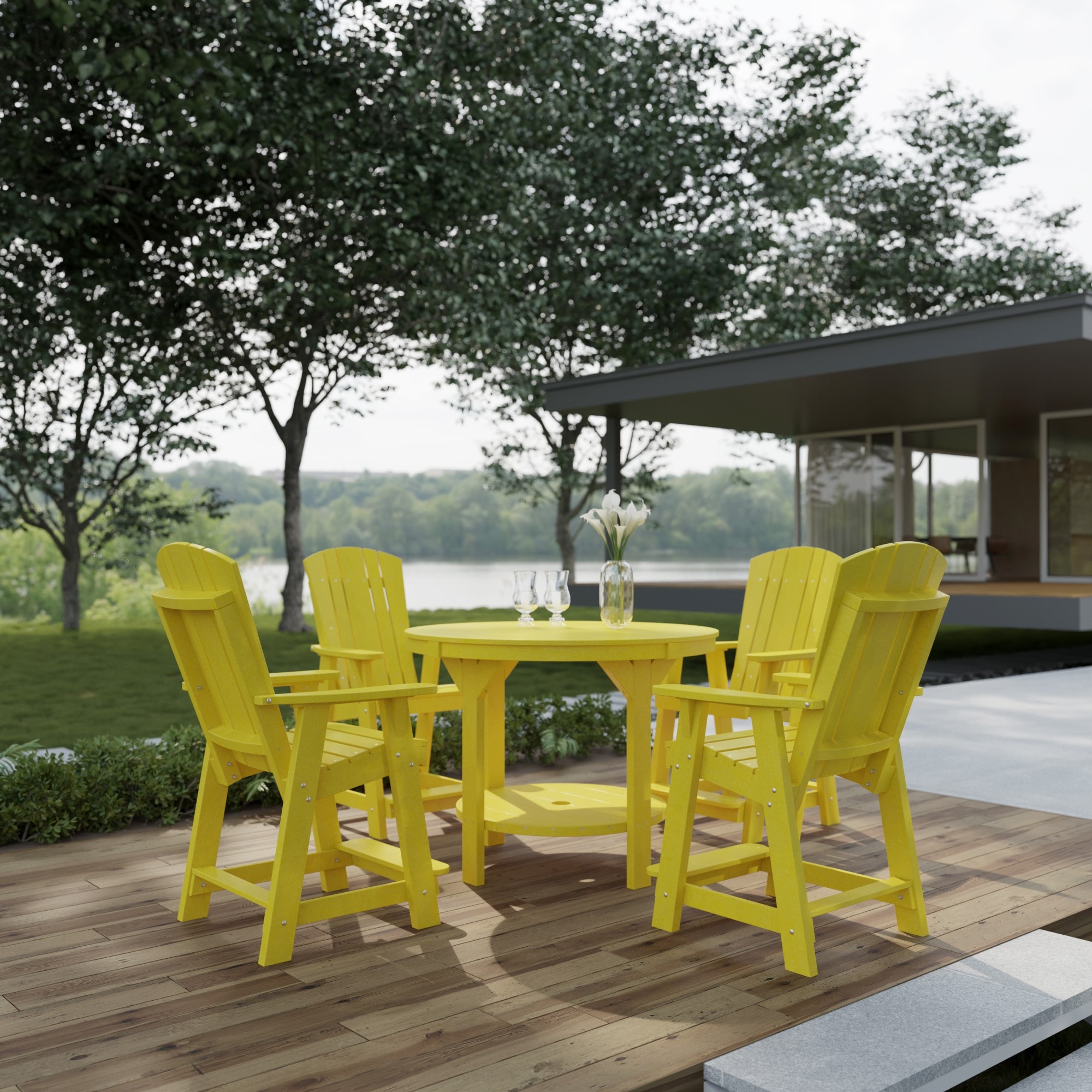 Wildridge LCC-180-LY Patio-Dining-Sets - View #2