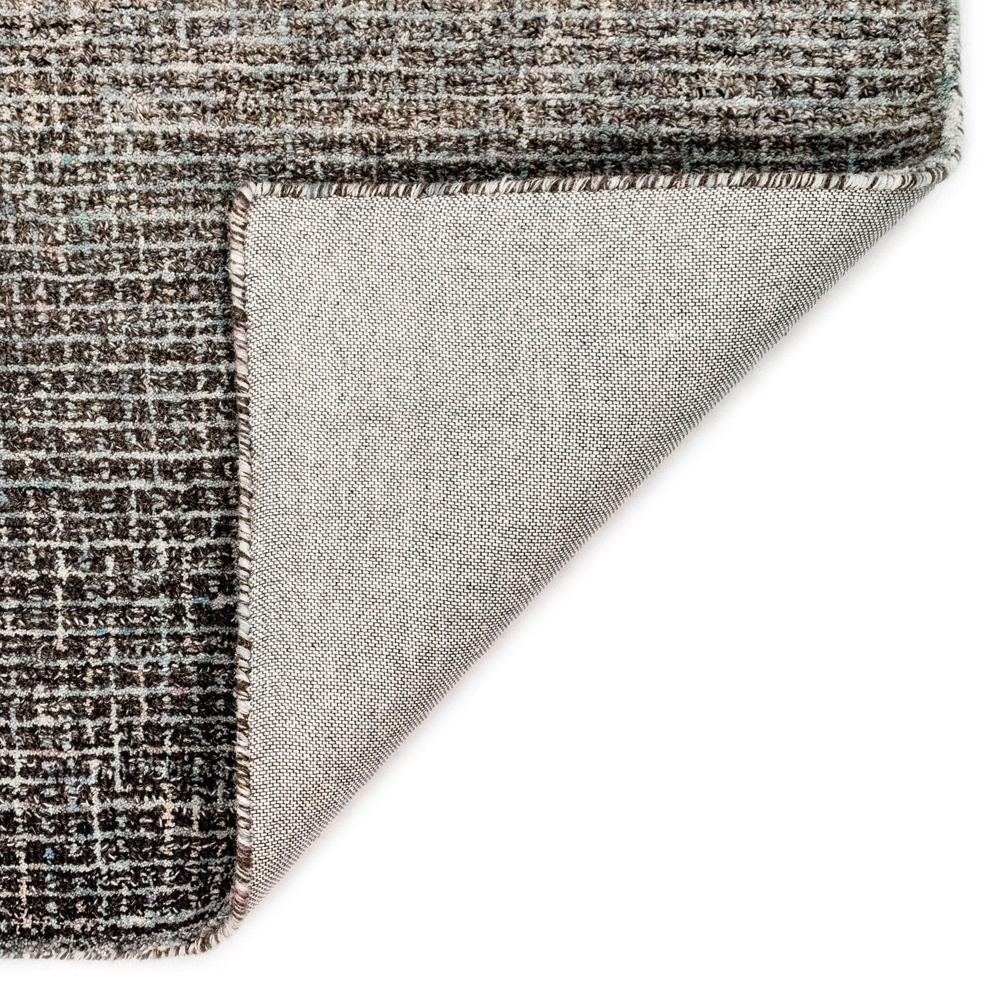 Handmade Charcoal Geometric Wool 5' x 7' Tufted Rug