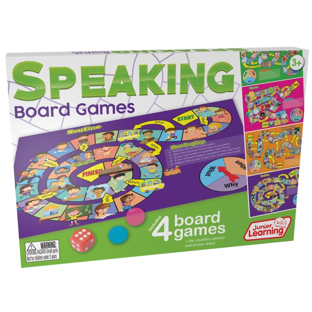 Junior Learning JRL424 Speaking Board Games (Game set)
