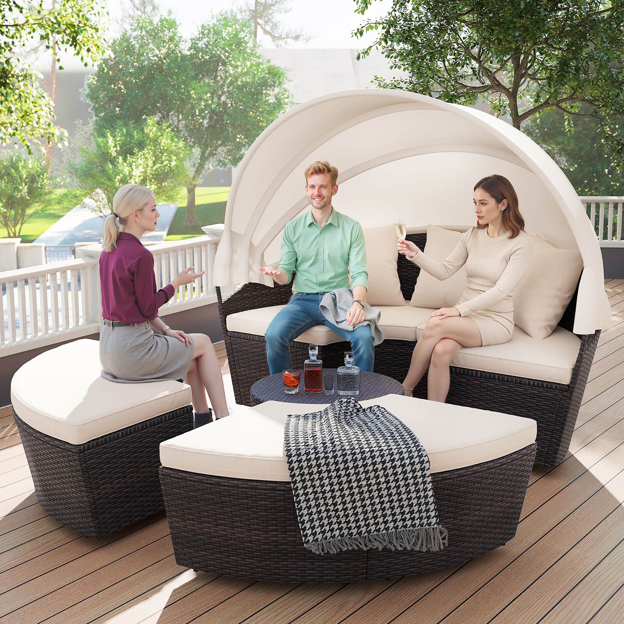 Costway HCST07242 Patio-Sofas-Daybeds - View #9