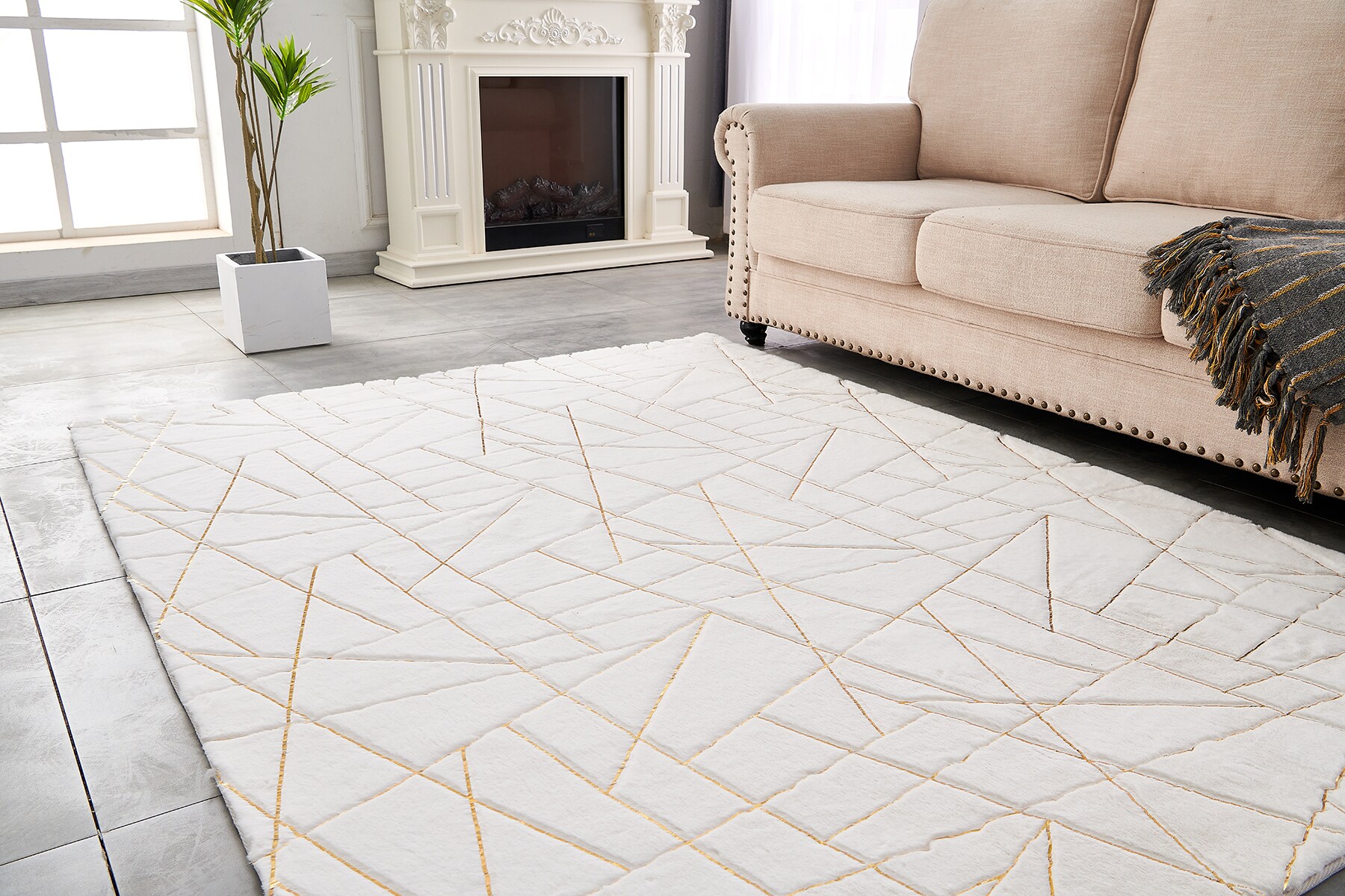 Amazing Rugs RSRGLDGEOWT-57 rugs - View #7