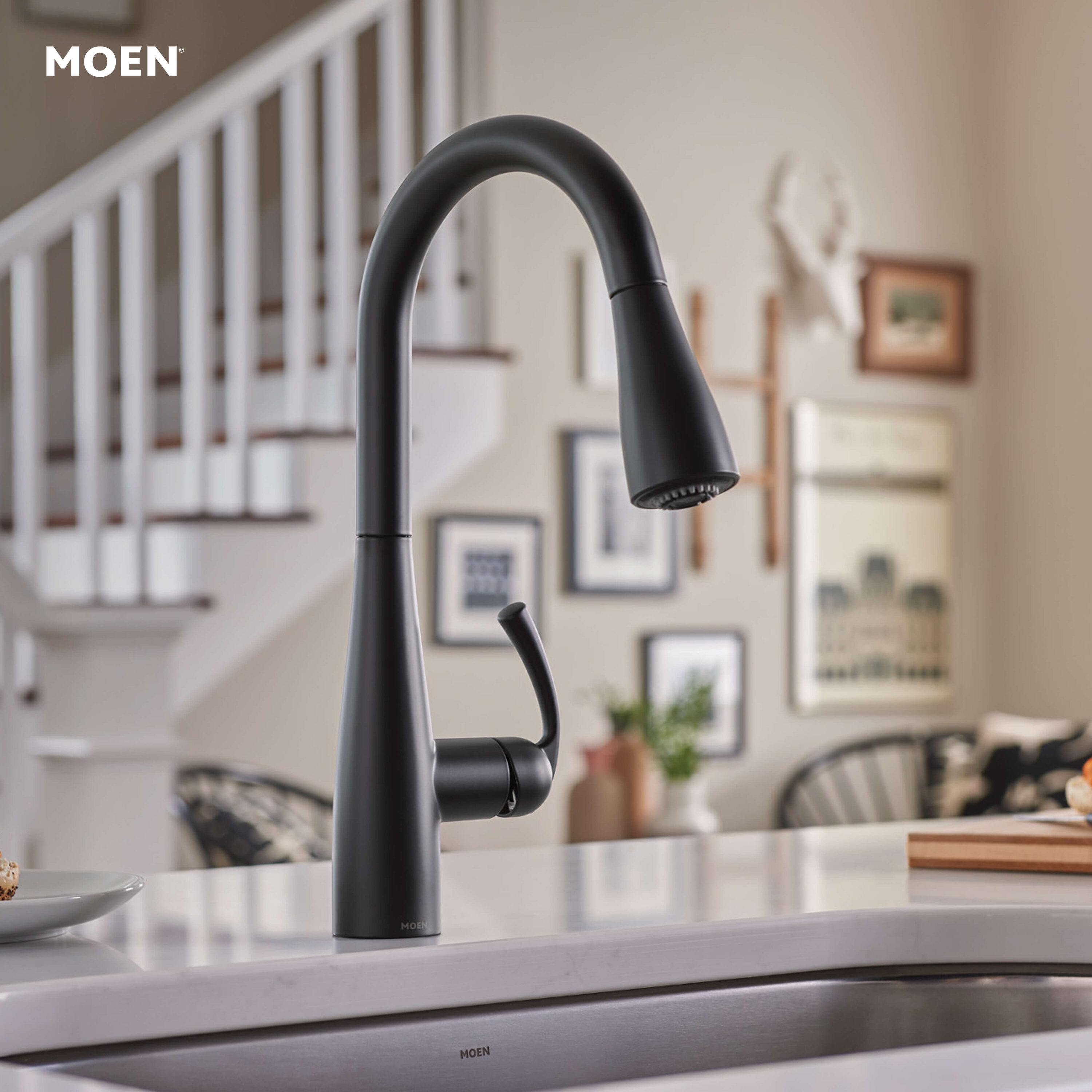 Moen 87014BL Kitchen-Faucets - View #3