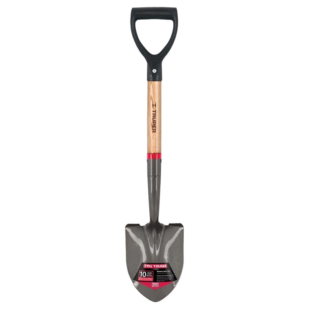 Truper TR-BY-P Tru-Tough 27 in. Steel Round Utility Shovel Wood Handle 1 pk