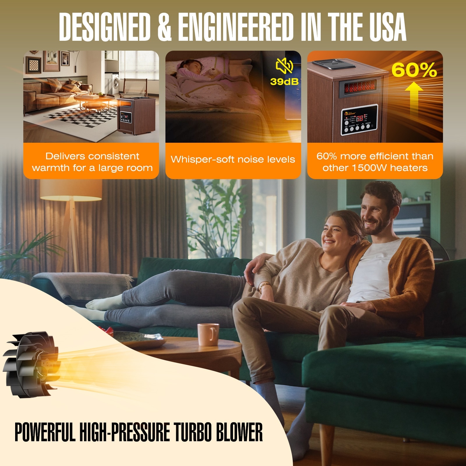 Dr. Infrared Heater DR-998W Portable-Electric-Heat - View #3