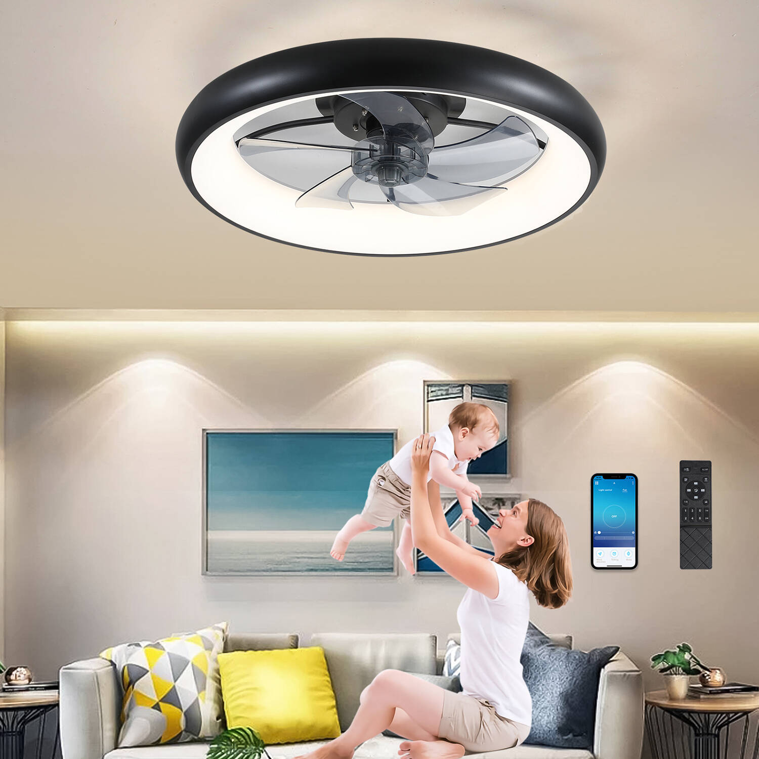 SINOFURN SYA650033BN Ceiling-Fans - View #4