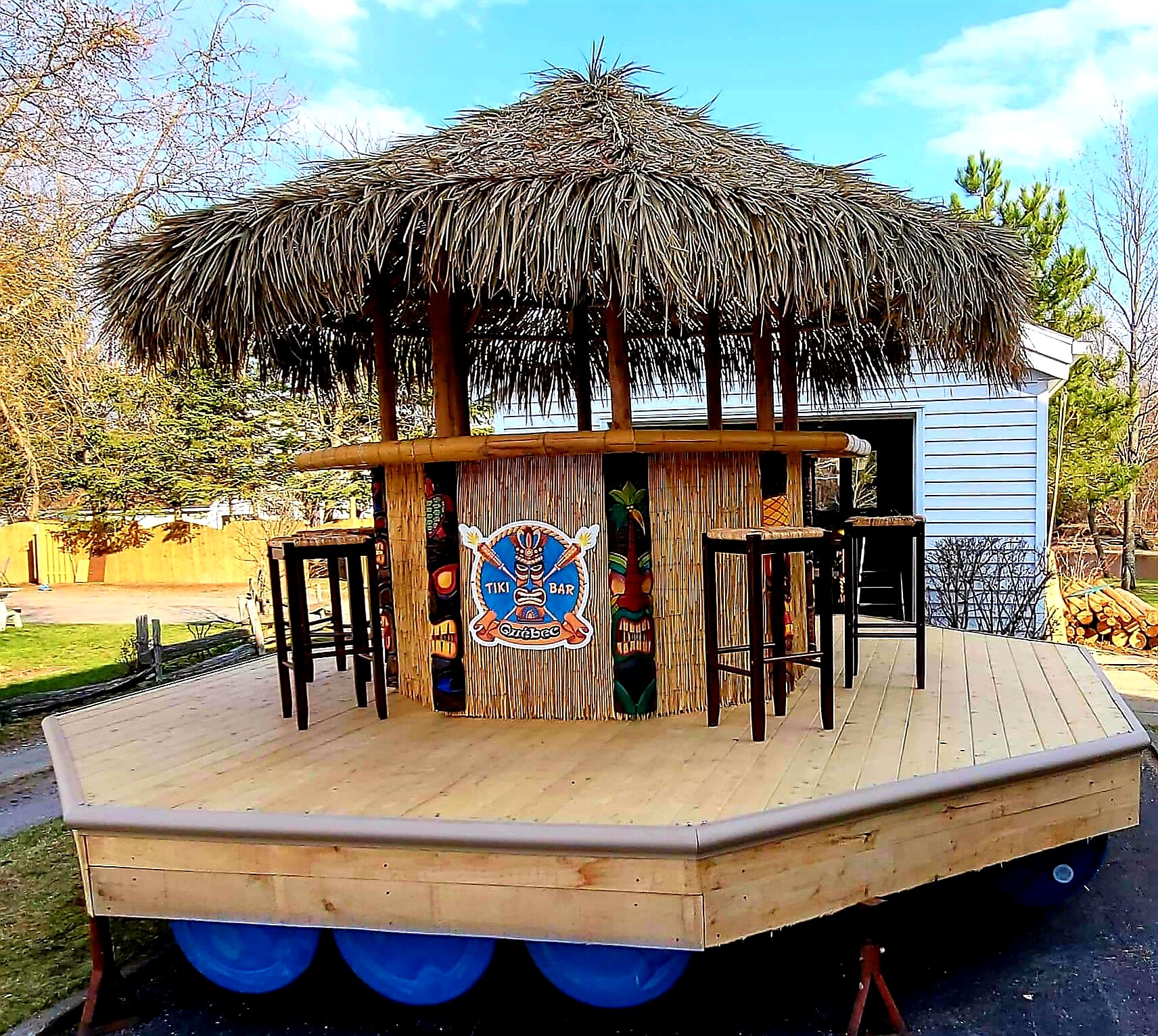Plastic Mexican Style Tiki Bar Grass Duck Blind Grass DIY Thatch Cottage  Roof