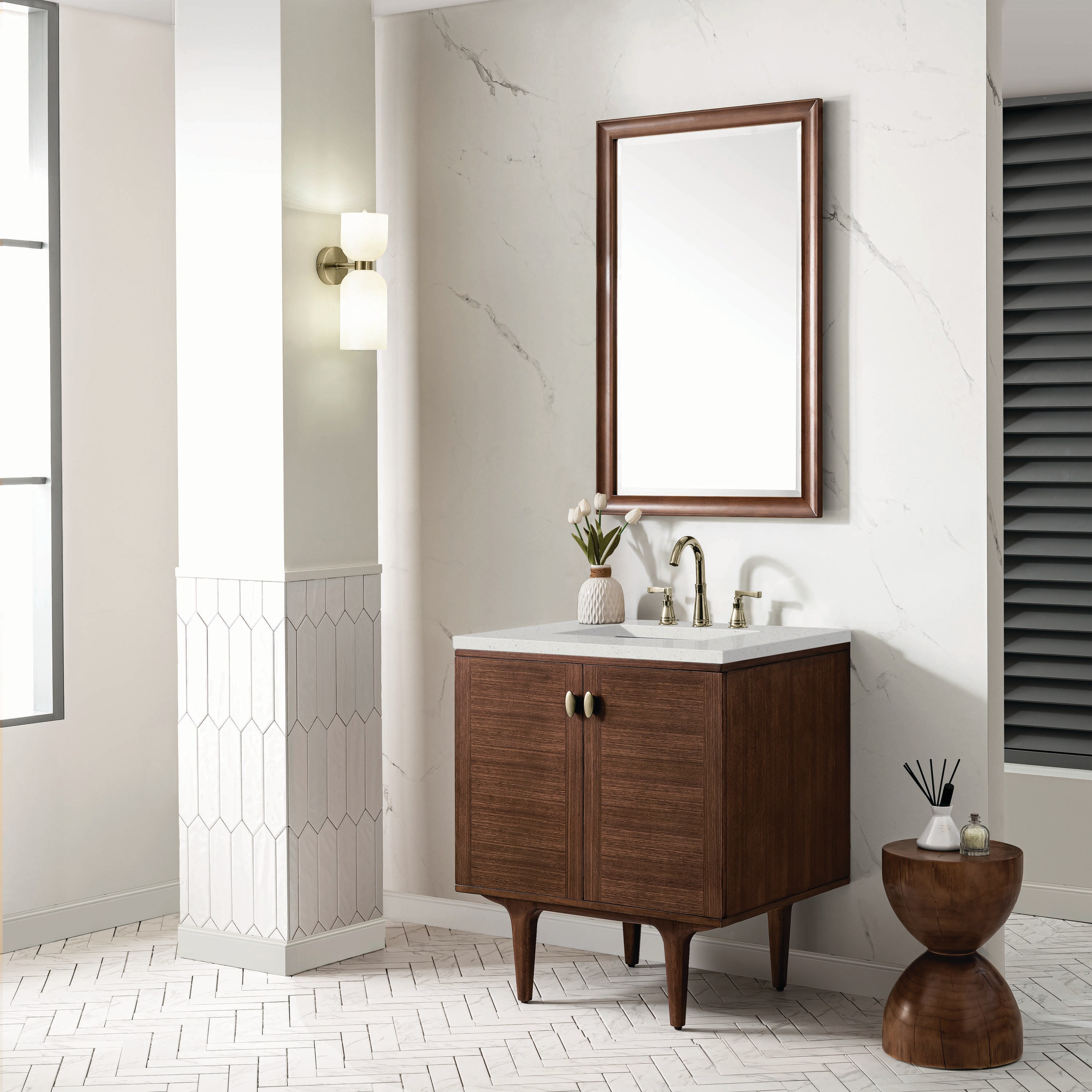 James Martin Vanities 670-V30-WLT-3LDL Bath-Vanity-Combo - View #4