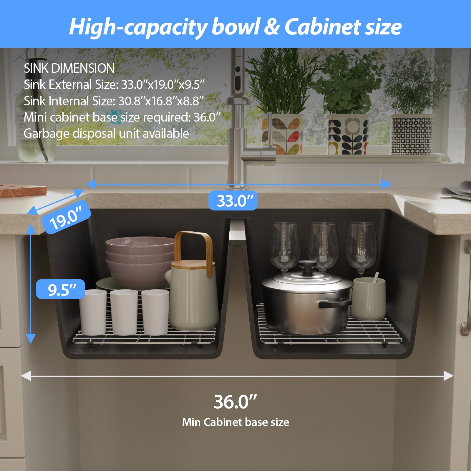 Lordear LD-SYSBLU33-2 Kitchen-Sinks - View #8