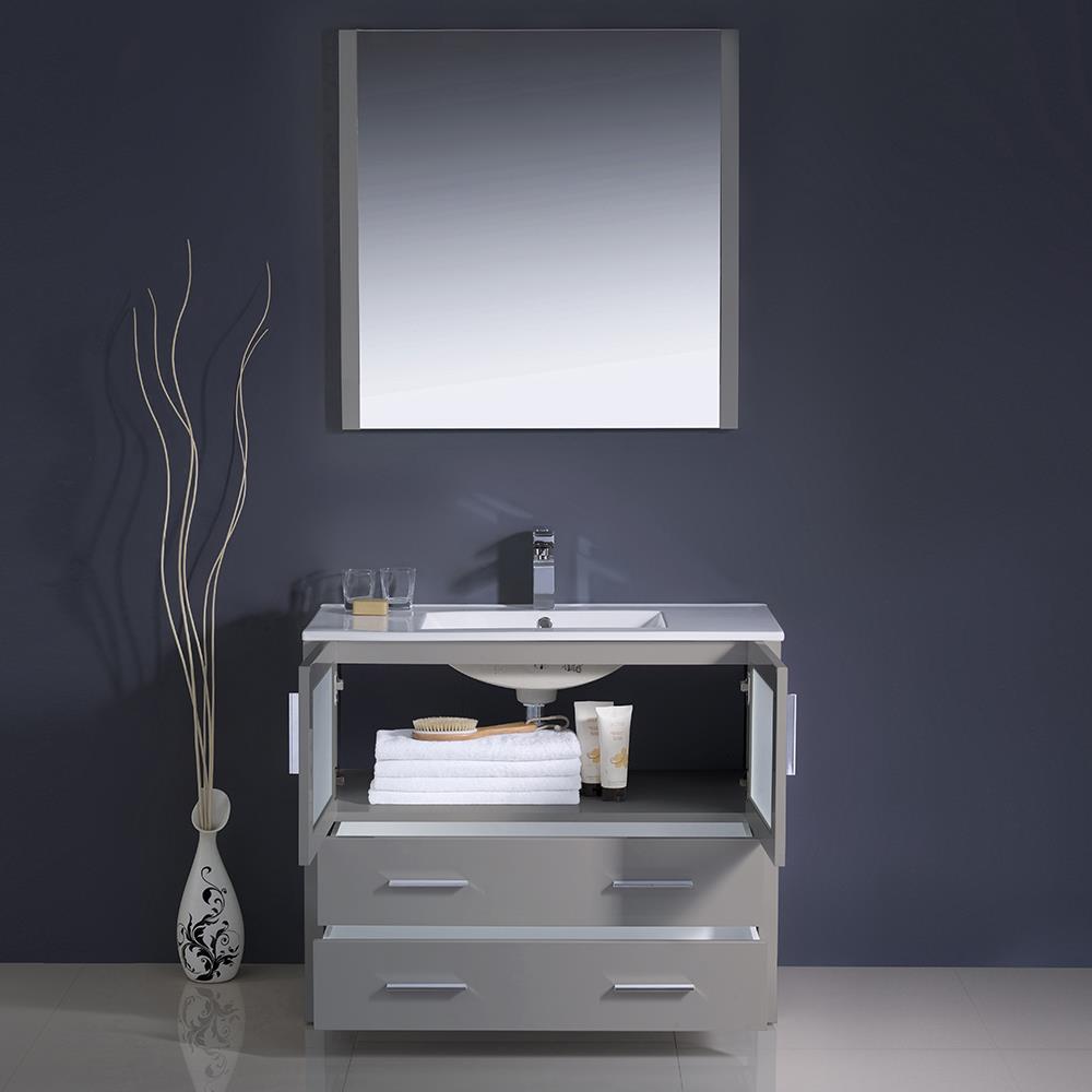 Fresca FVN6236GR-UNS Bath-Vanity-Combo - View #3