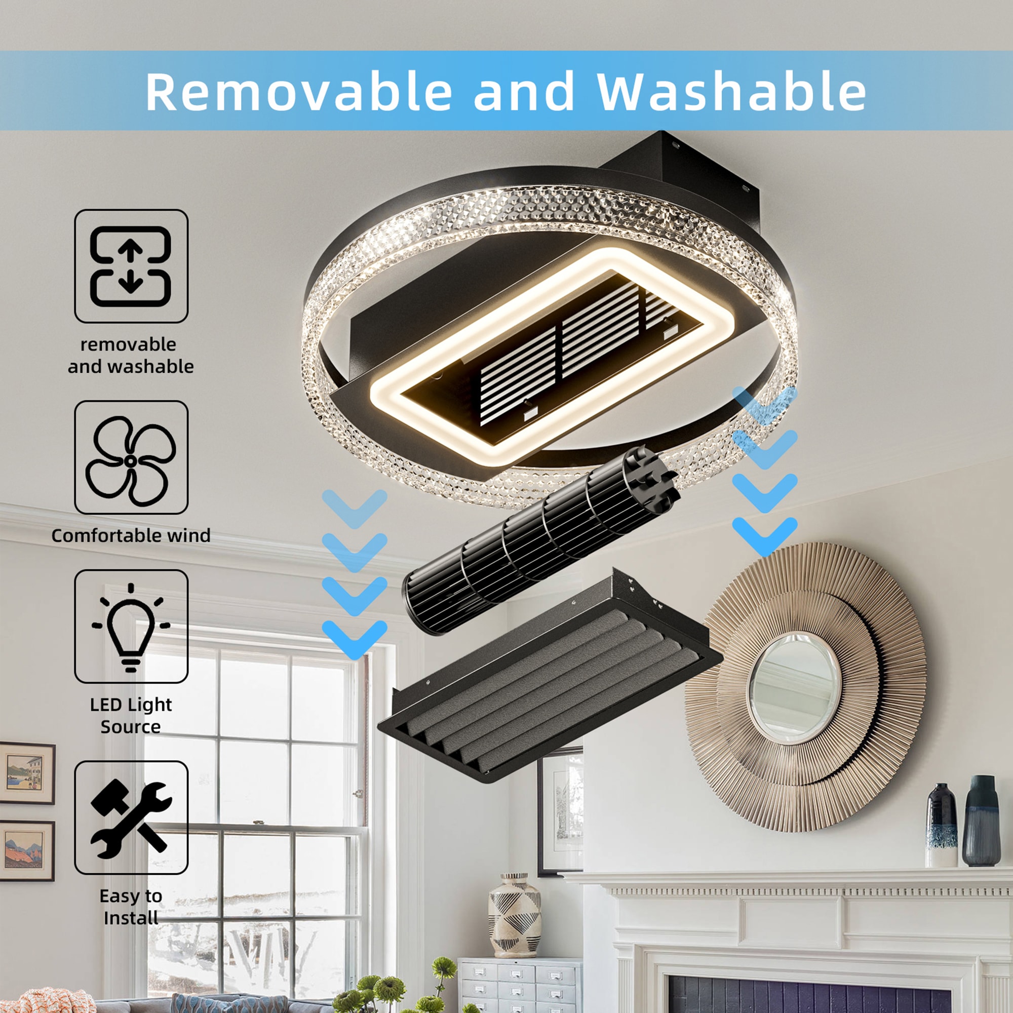 Bybafun YB5700115 Ceiling-Fans - View #3