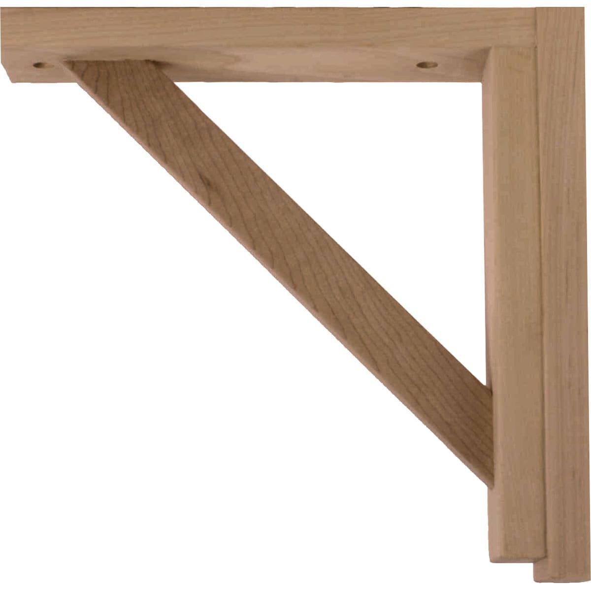 Ornate Rubberwood 10.75'' Traditional Countertop Bracket