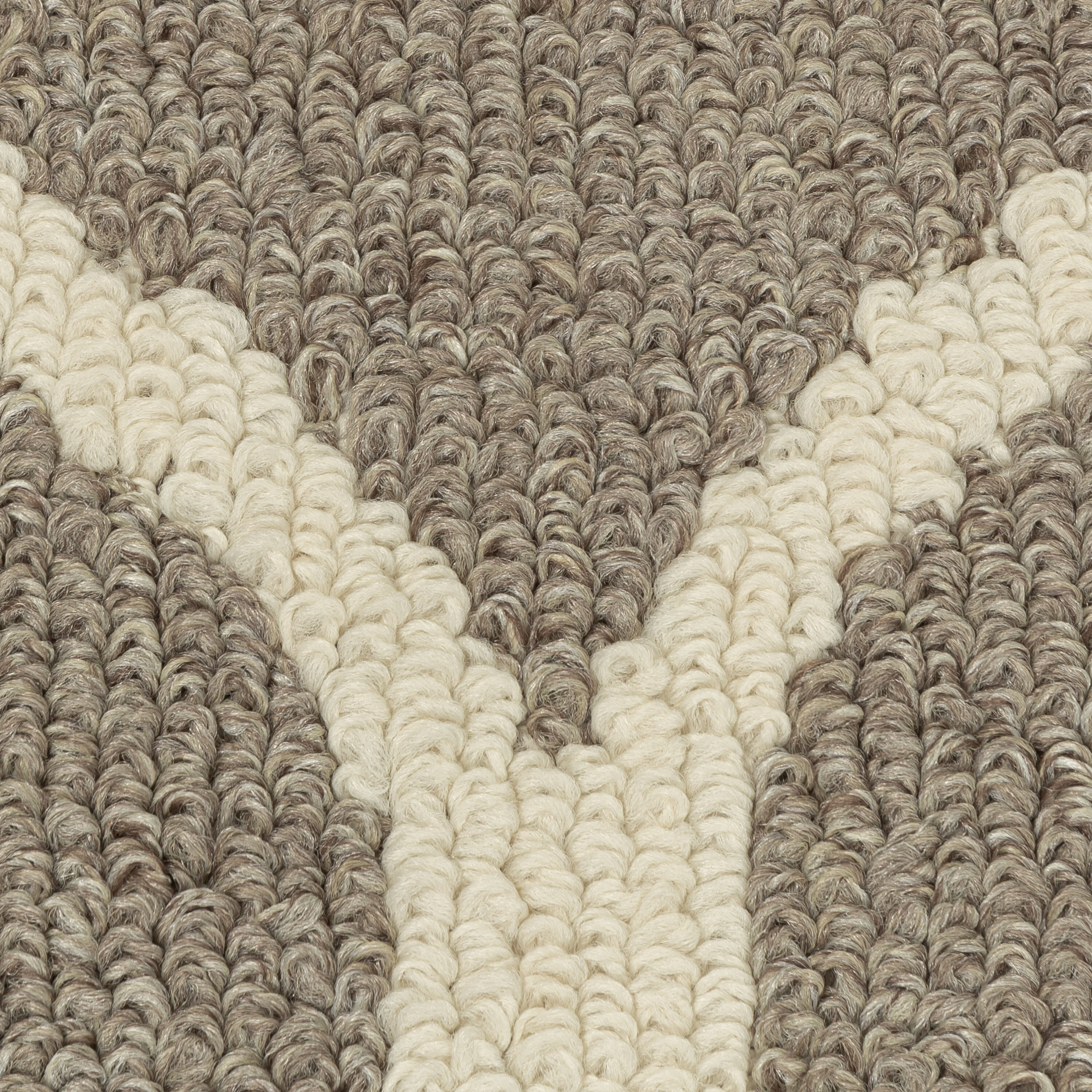 Brown Tufted Non-Slip Rectangular Washable Rug