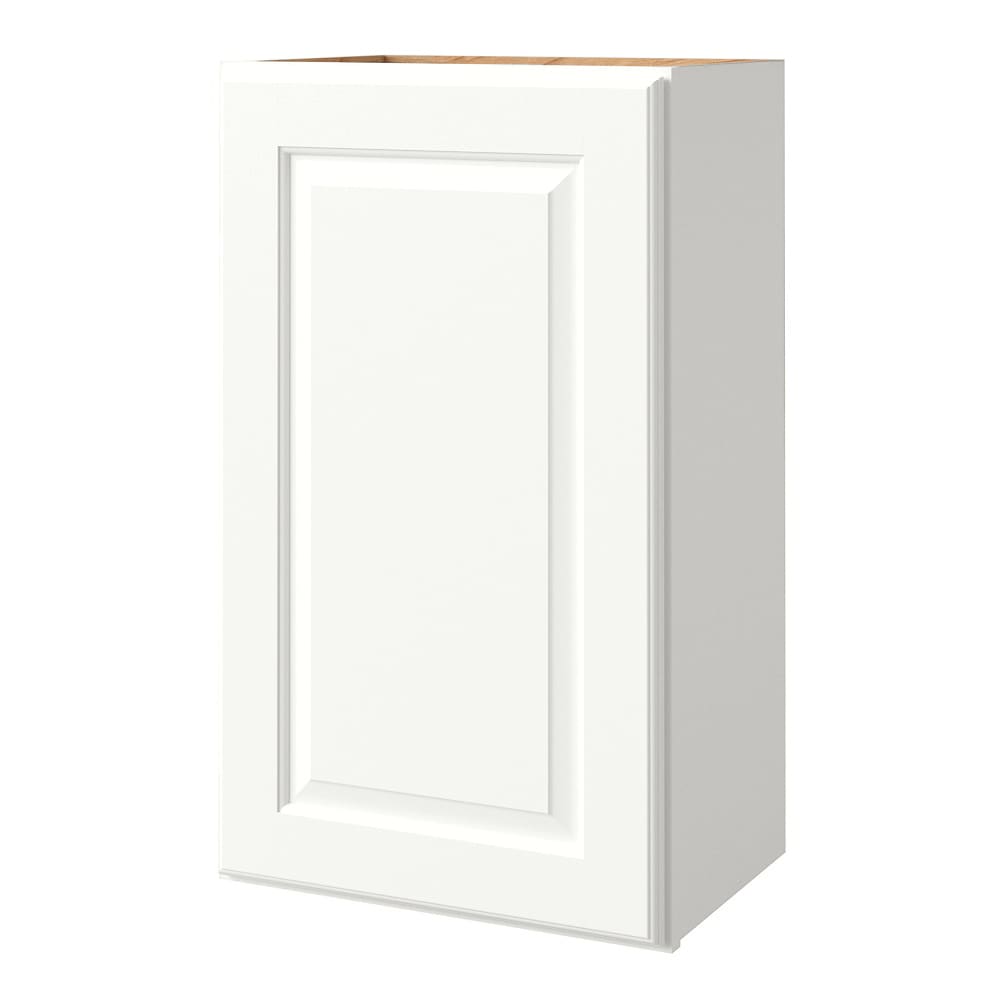 allen + roth 185TS Tilson 18-in W x 36.125-in H x 12-in D Linen Wall Fully assembled Cabinet (Raised Panel Square)