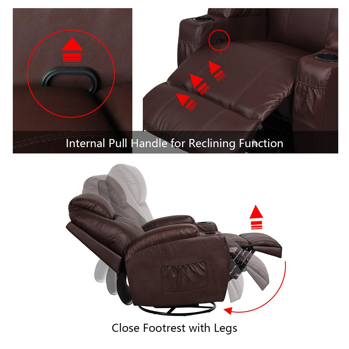 AECOJOY 13003UBR-LS01 recliners - View #4