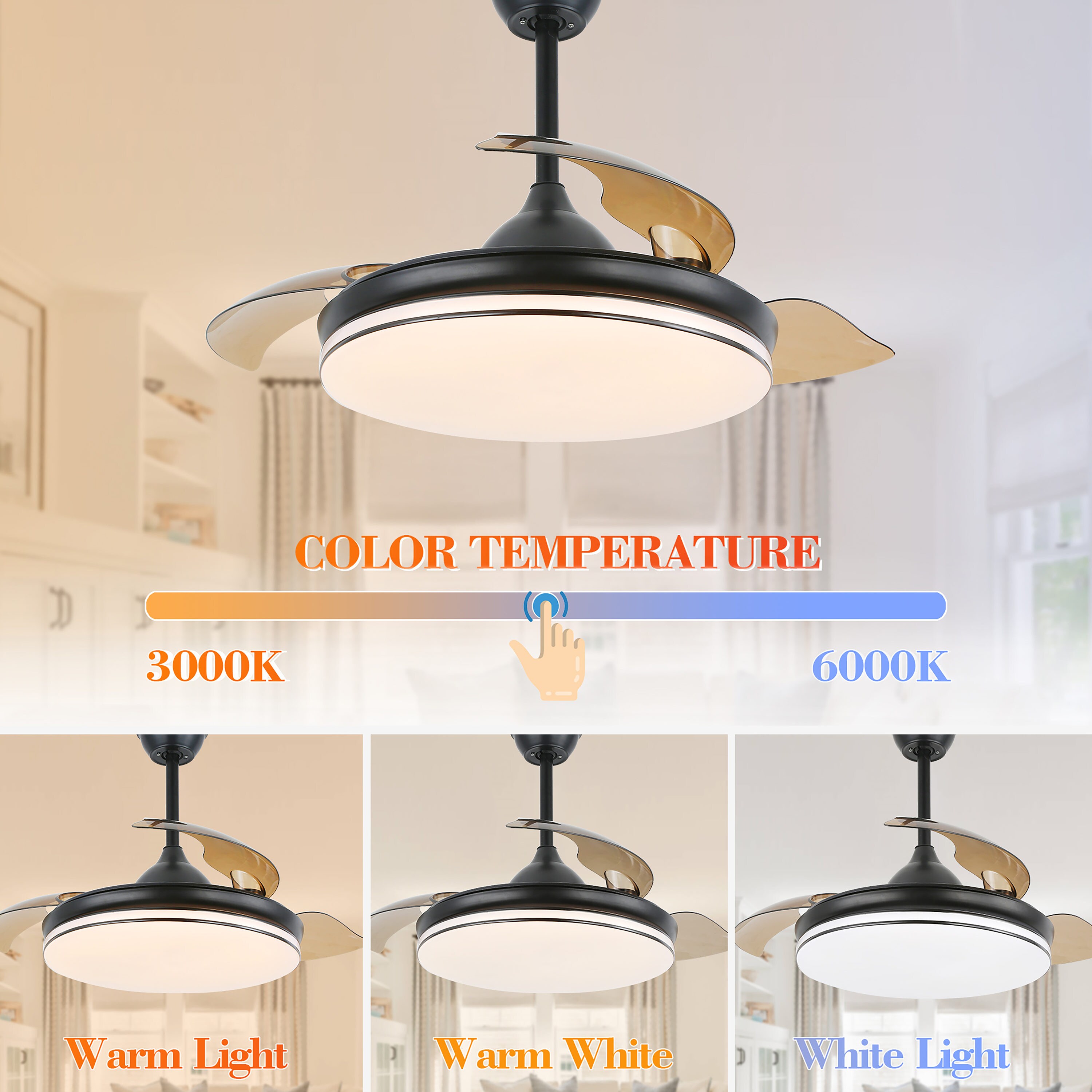 Bella Depot DC4261-B Ceiling-Fans - View #6