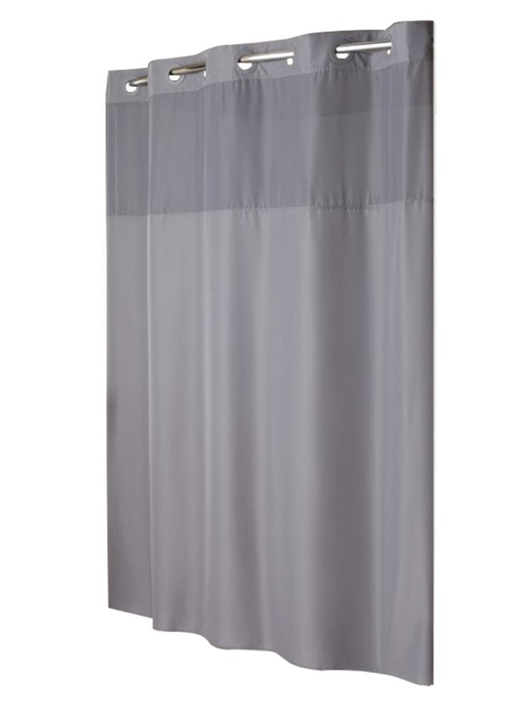 Details about   Polyester Shower Curtain Gray Waterproof Mildew Proof Curtain Cloth With Hanging 