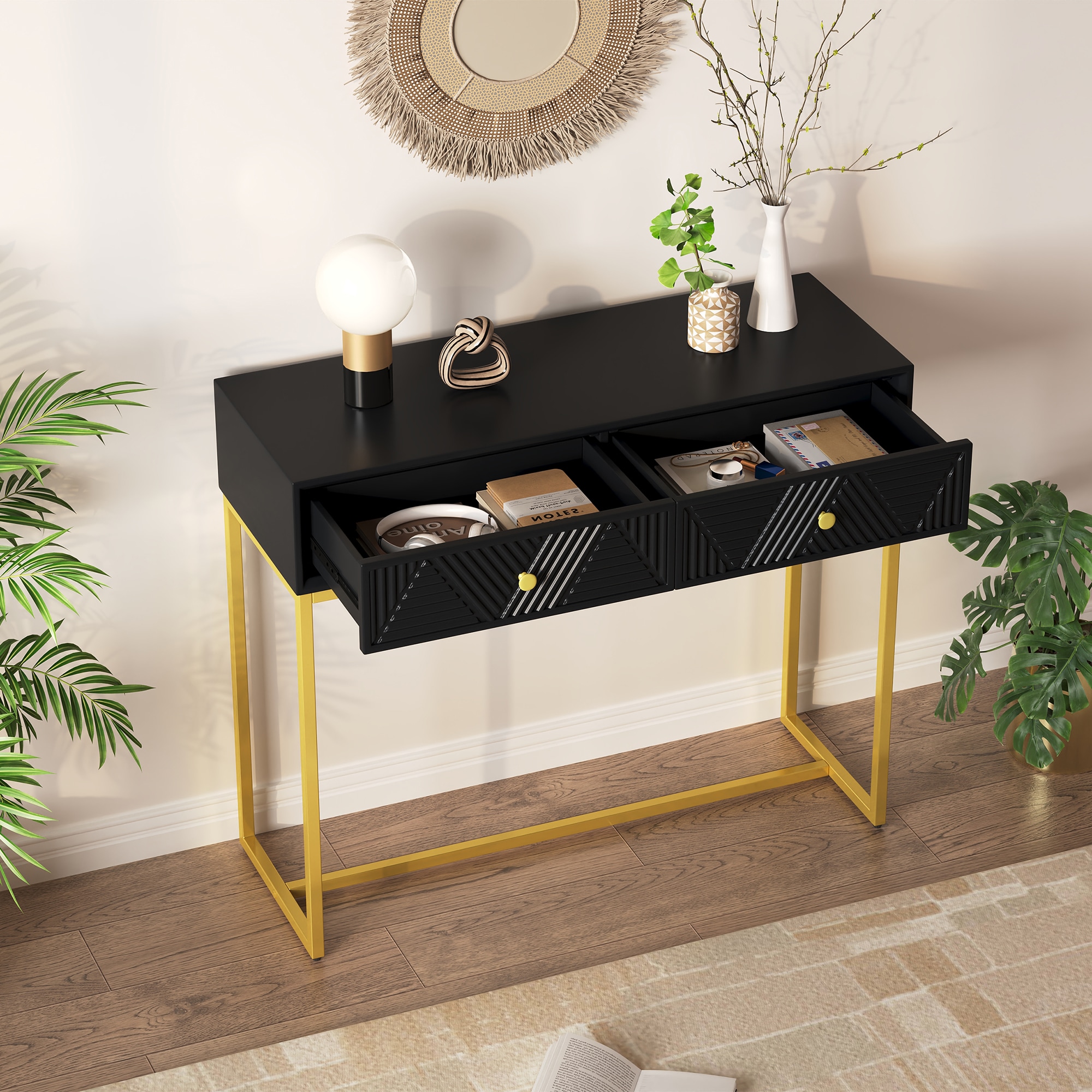 ModernLuxe N715P201976B Console-Sofa-Tables - View #2