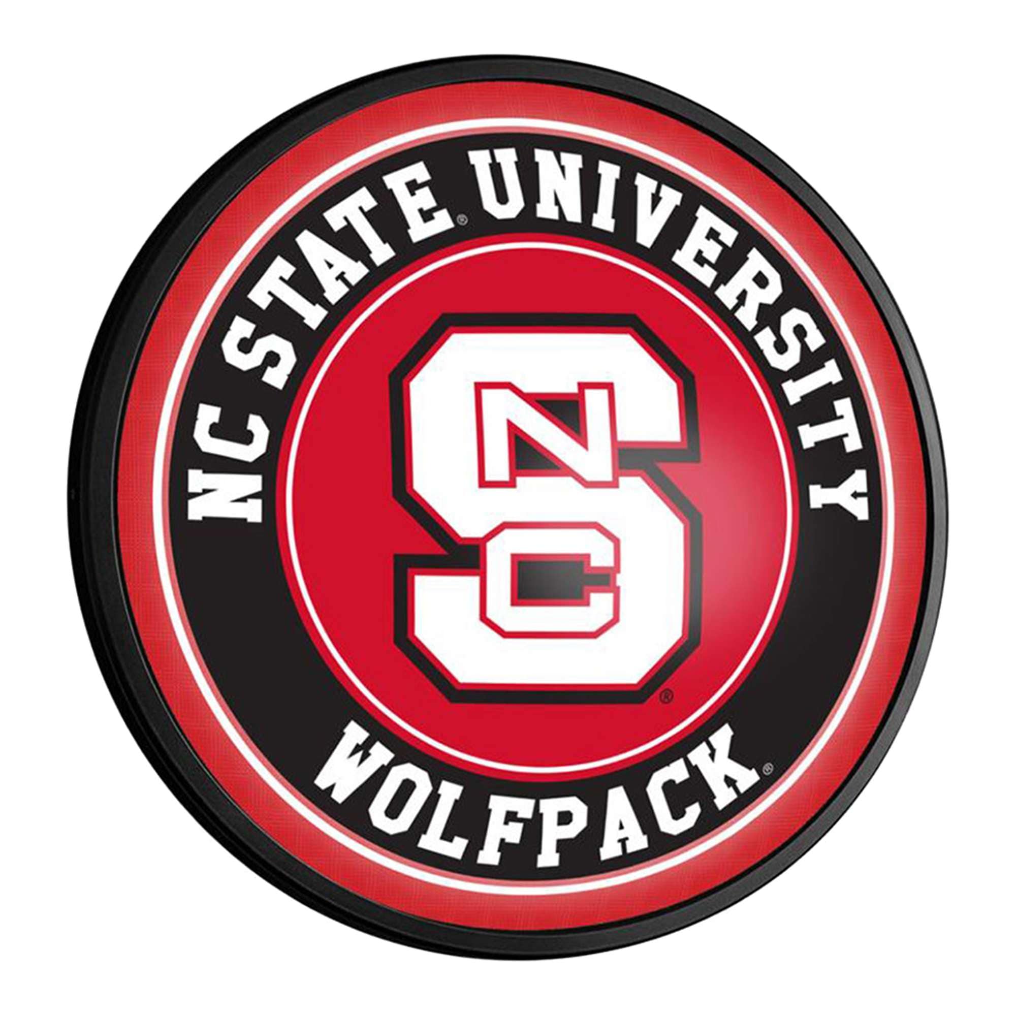 The Fan-Brand NCNCST-130-01 North Carolina State Wolfpack Slimline Wall Lights 18-in Constant LED Game room Lighted Sign