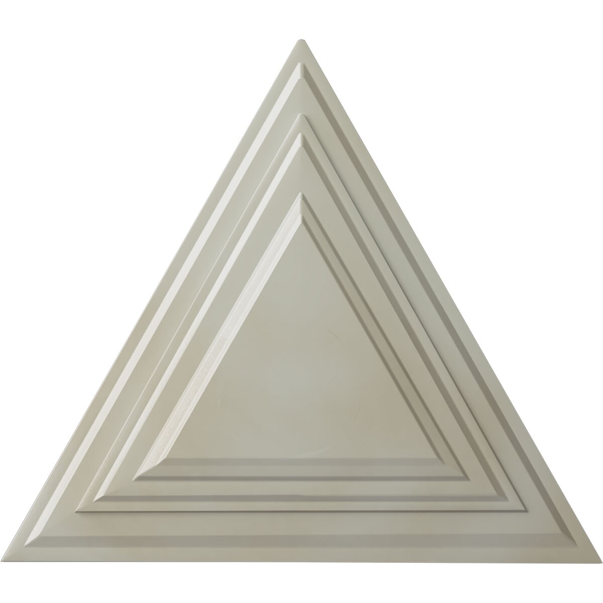 Ekena Millwork CM19TGFBS Triangle 19-in W x 16.625-in L Flash Blue Polyurethane Ceiling Medallion