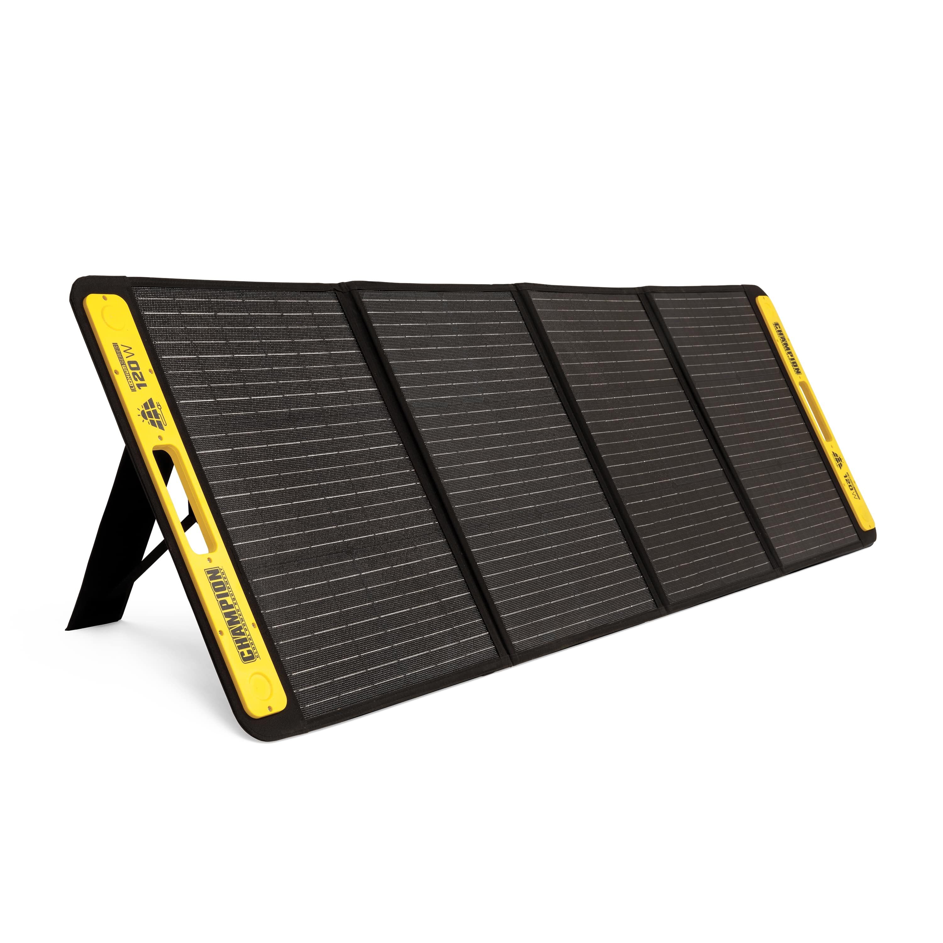 Champion Power Equipment 201246 Lithium Series 67.1-in x 21.1-in x 1-in 120-Watt Portable Solar Panel