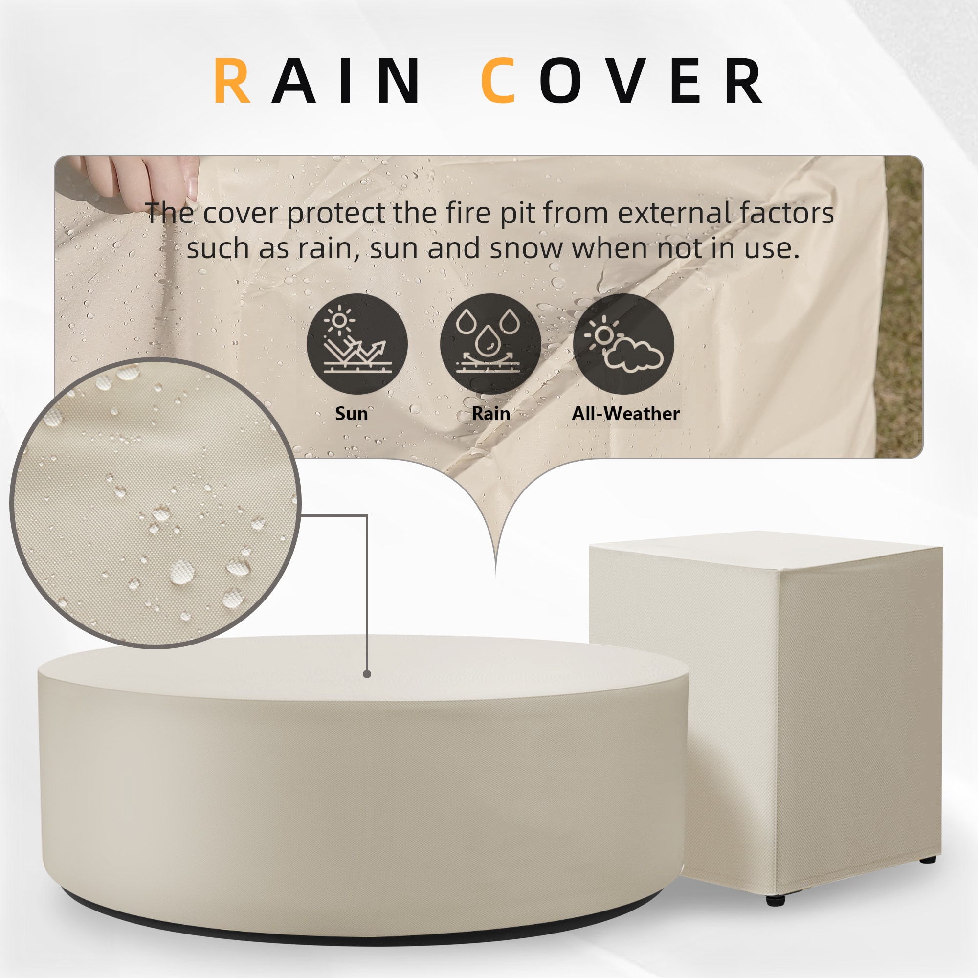 UPHA LS-56MGO-BROWN Outdoor-Gas-Firepits - View #5