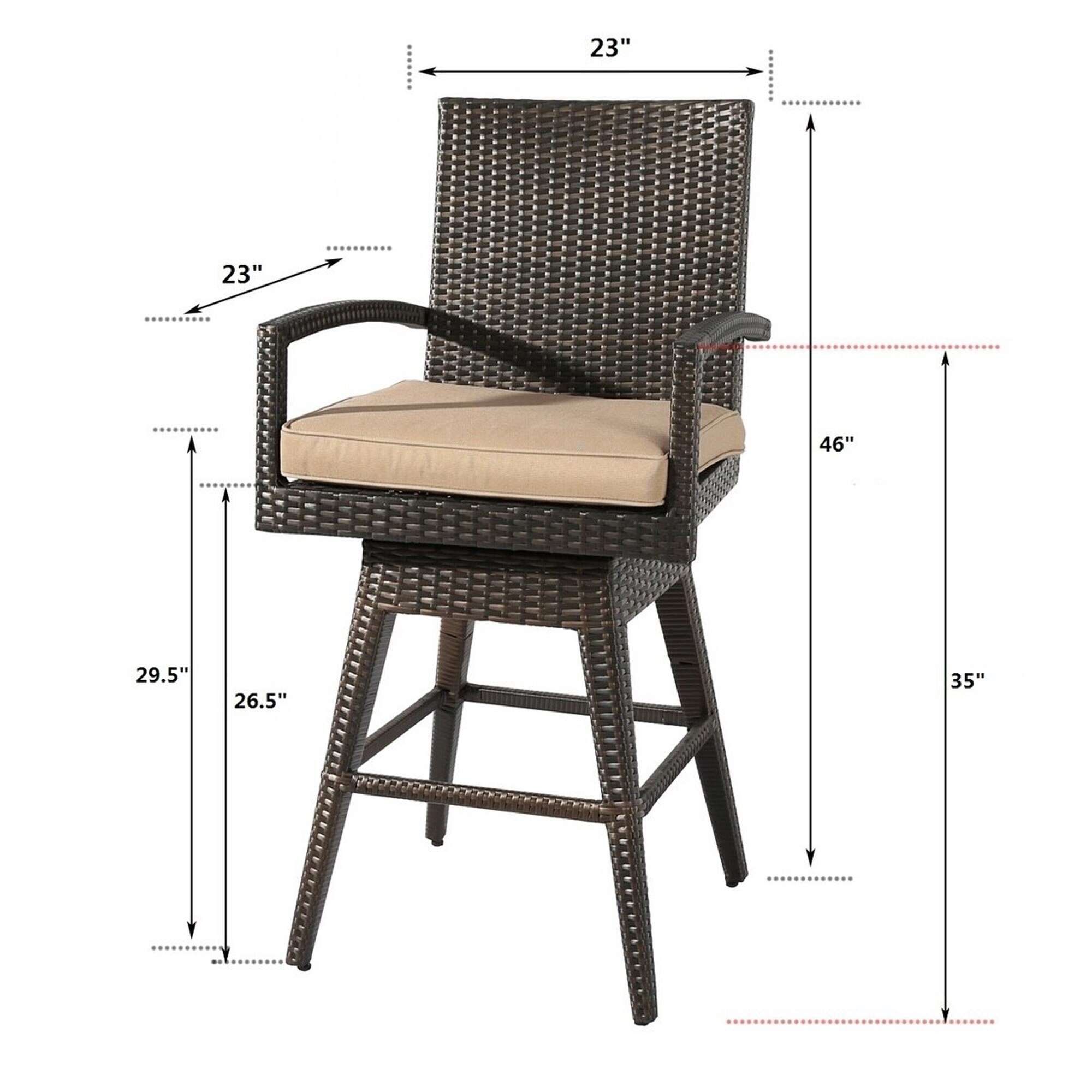 PEAK HOME FURNISHINGS 830003D stools - View #7