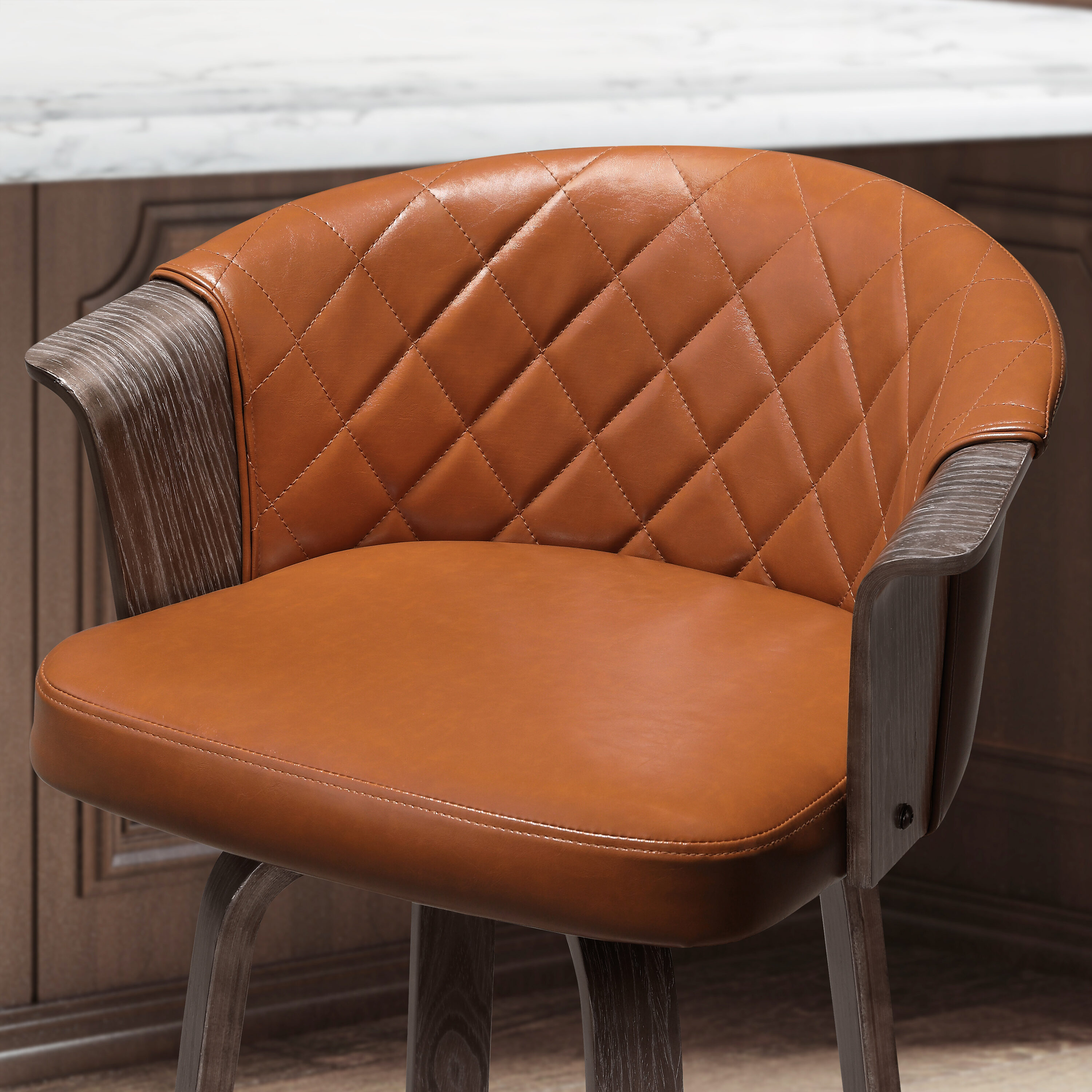 Art Leon BS032-2-BR-PU stools - View #2