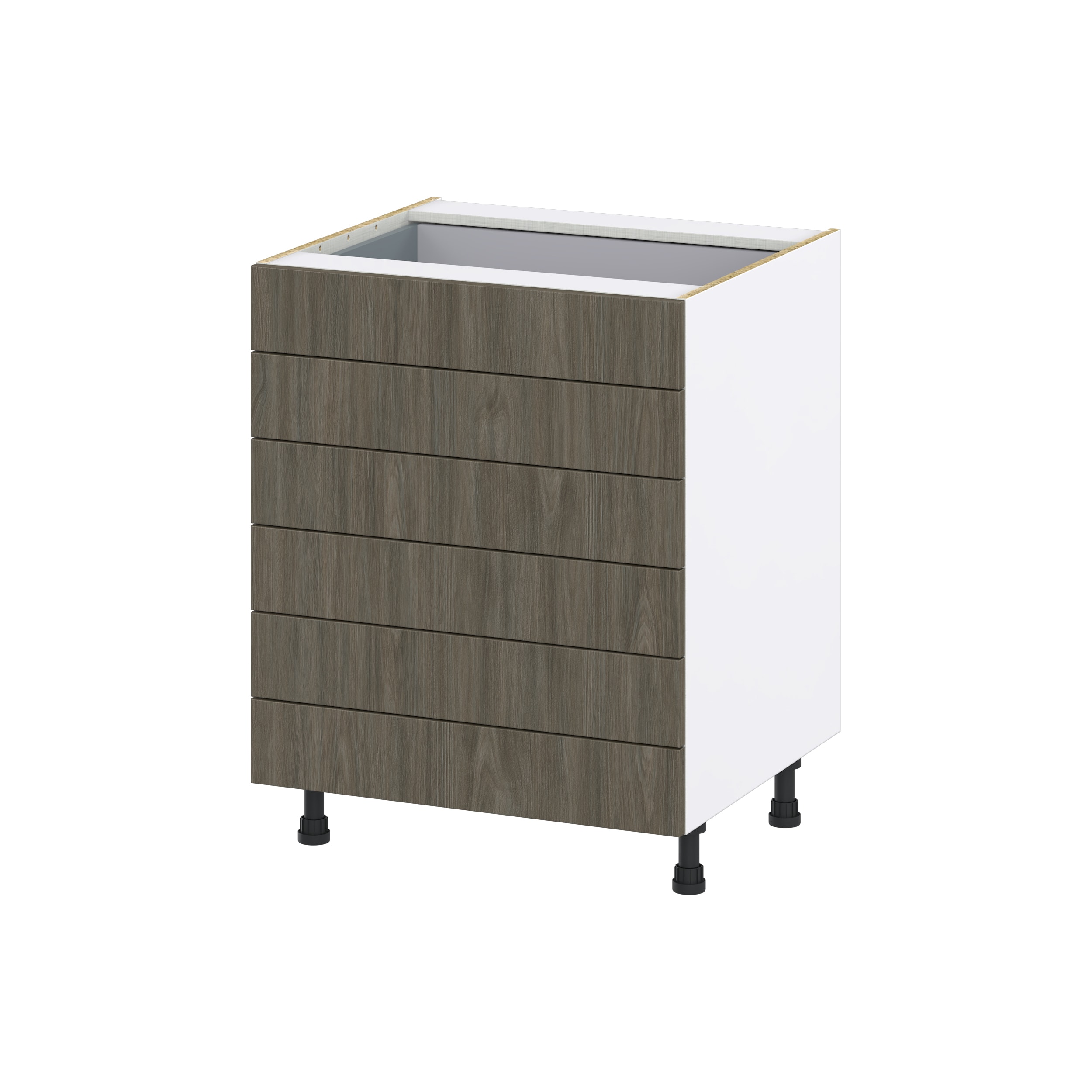Hugo&Borg Savane 27-in W x 34.5-in H x 24-in D Textmel Base Fully Assembled Cabinet (Flat Panel Slab Door Style)