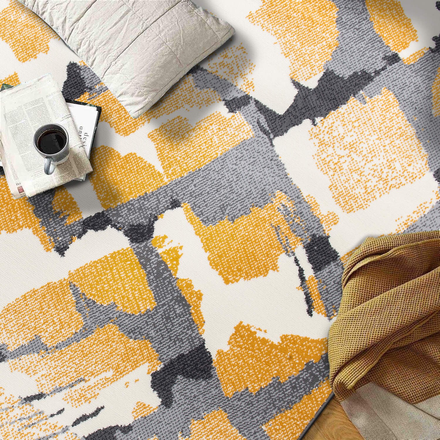 World Rug Gallery 3009YELLOW8X10 rugs - View #7