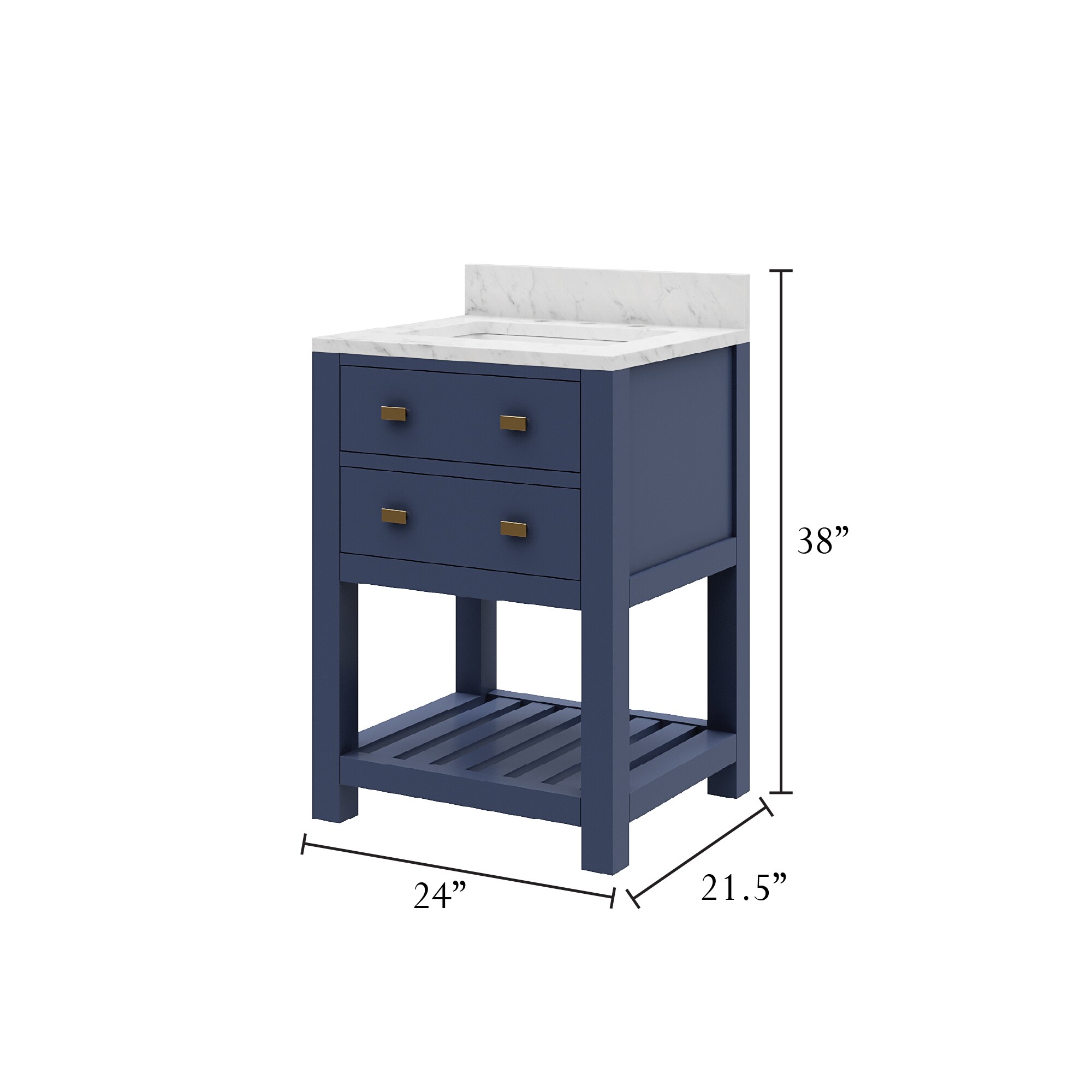 Water Creation MA24A-0600MB Bath-Vanity-Combo - View #8