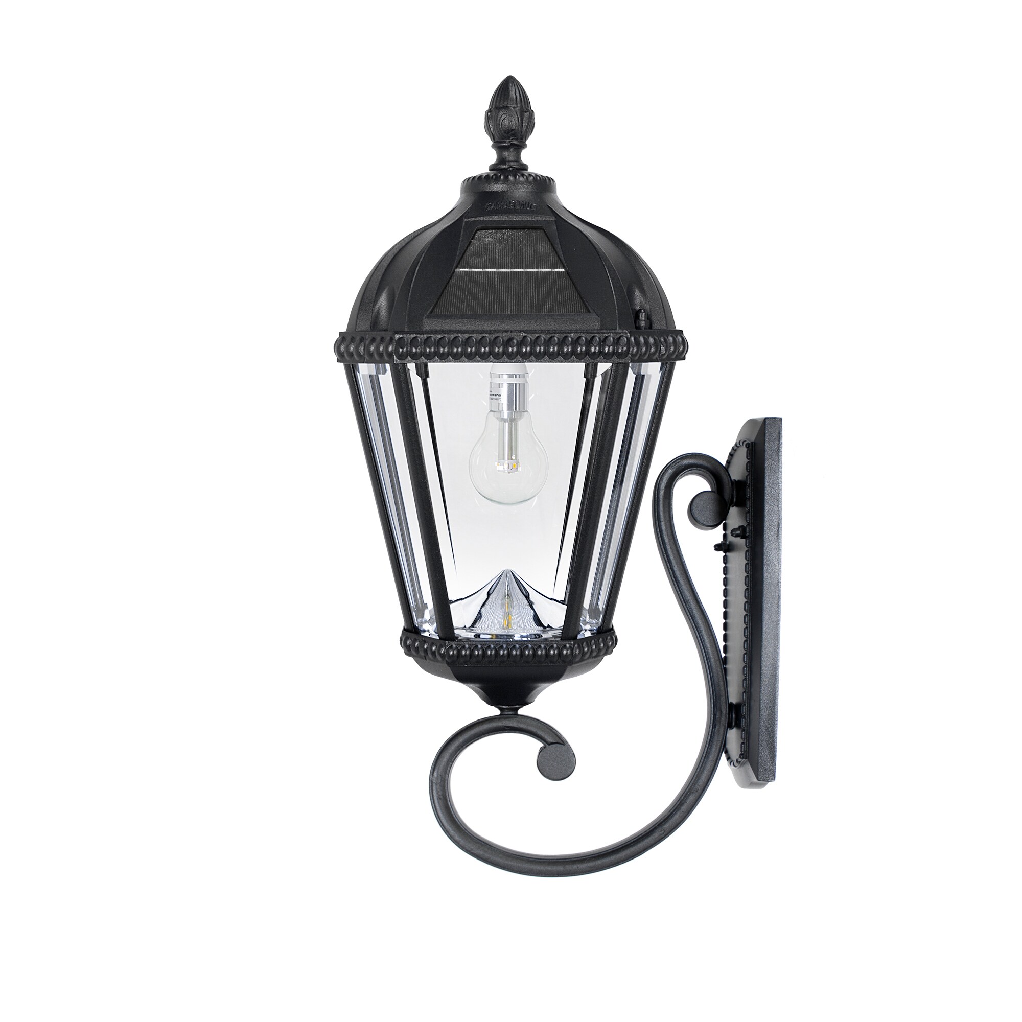 Gama Sonic GS-98B-W BLK Outdoor-Wall-Lighting - View #2