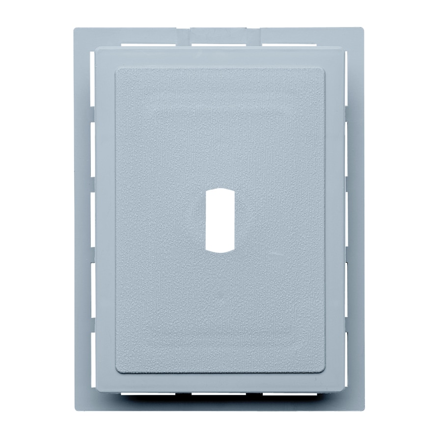 Ply Gem 243765 6-Inches x 3.4-Inches Blue Vinyl Universal Mounting Block