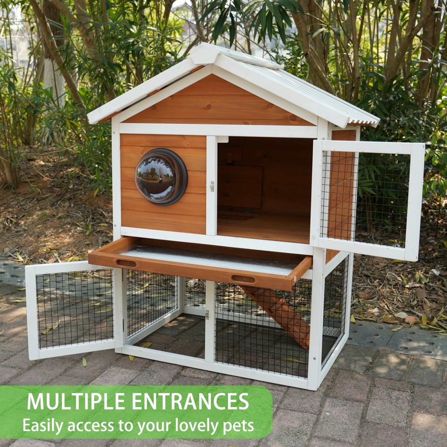 Mondawe MO-FWIT24965 Chicken-Coops-Rabbit-Hutches - View #6