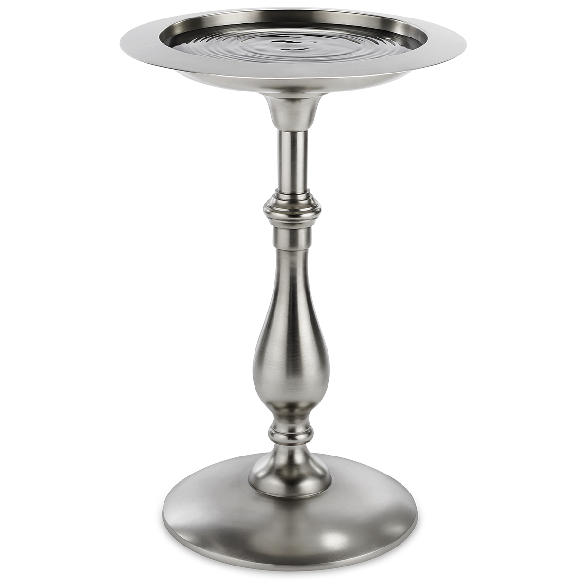 Good Directions BCA-PEW 28-Inches H Classic Pewter Metal Complete birdbath