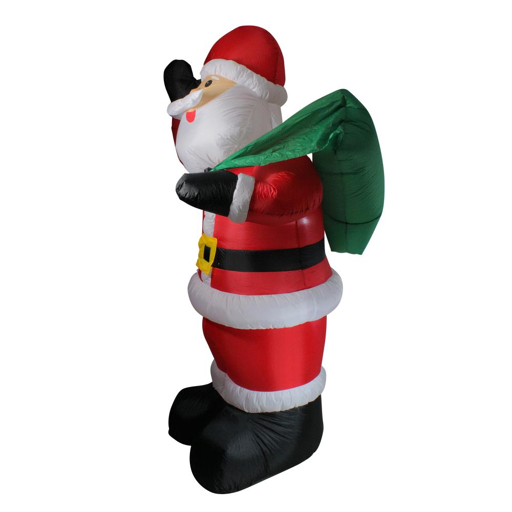 Northlight 8 Ft Lighted Santa Christmas Inflatable At