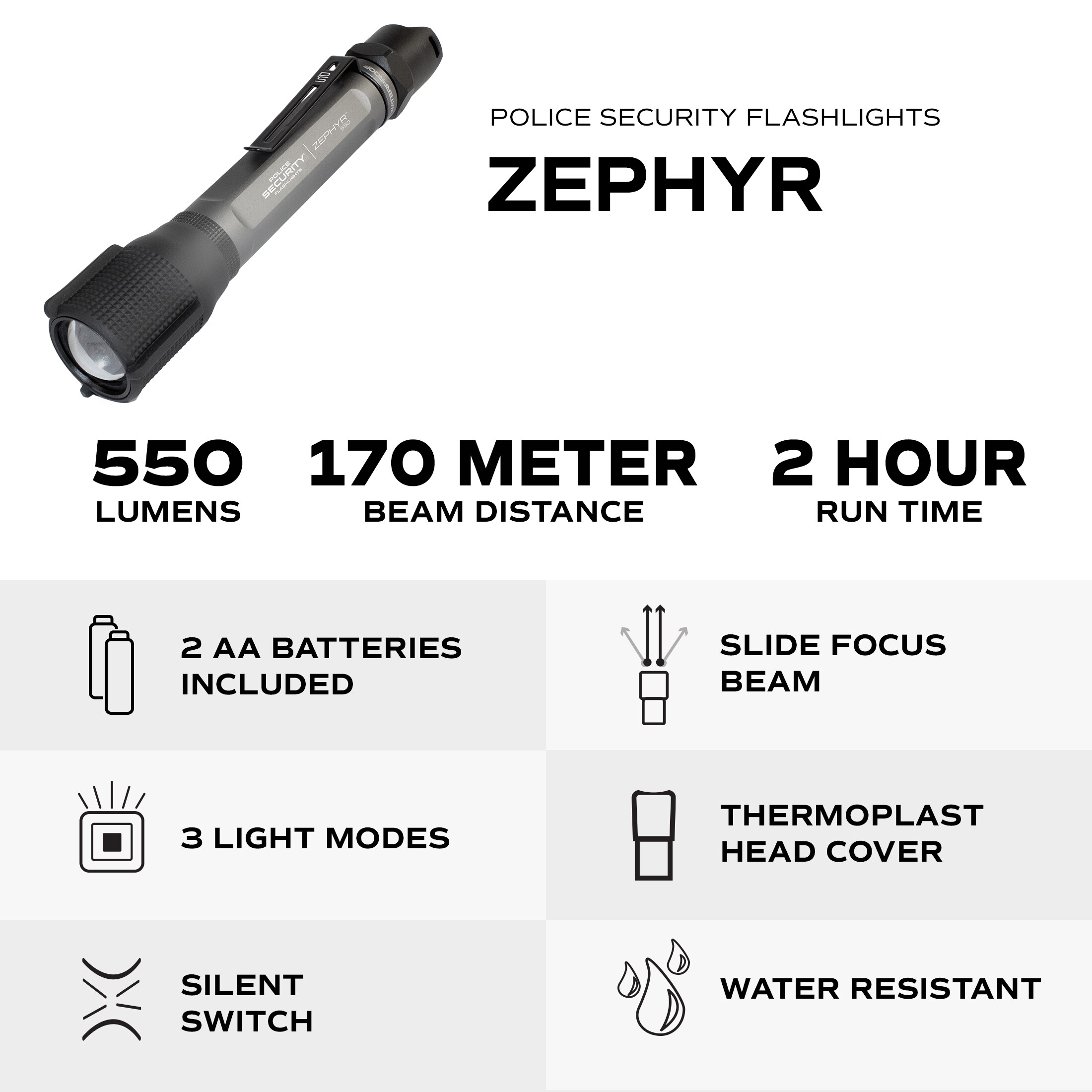 Police Security 97704 flashlights - View #4