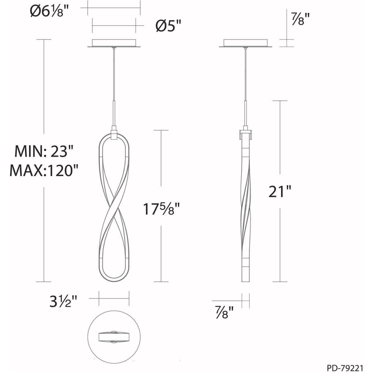 WAC Lighting 2423743 Pendant-Lights - View #2