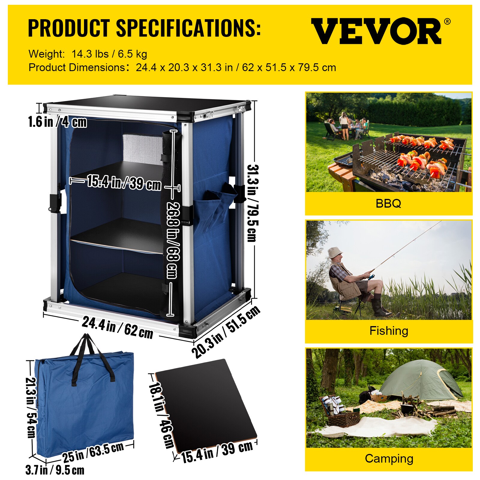 VEVOR HWYDCFLSL30INBSVDV0 Picnic-Tables - View #8