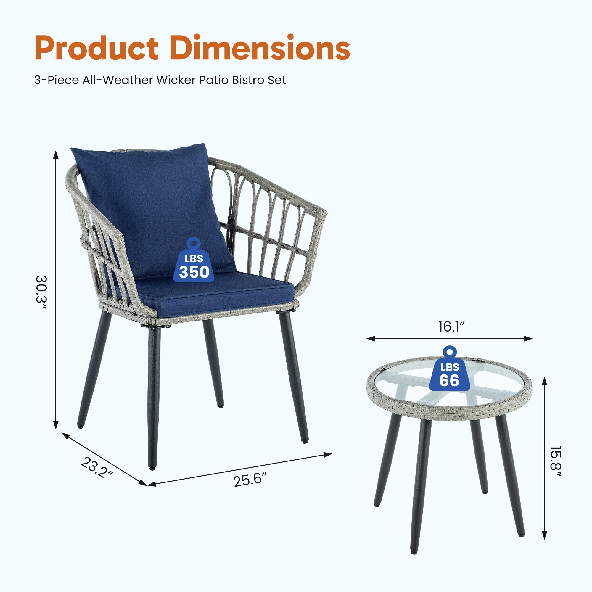 Sweetcrispy L-OP-TYT3J01-GYBU Patio-Conversation-Sets - View #5