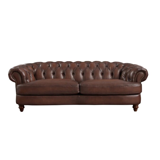 Hydeline Newport Rustic Brown Genuine, Rustic Leather Sofas