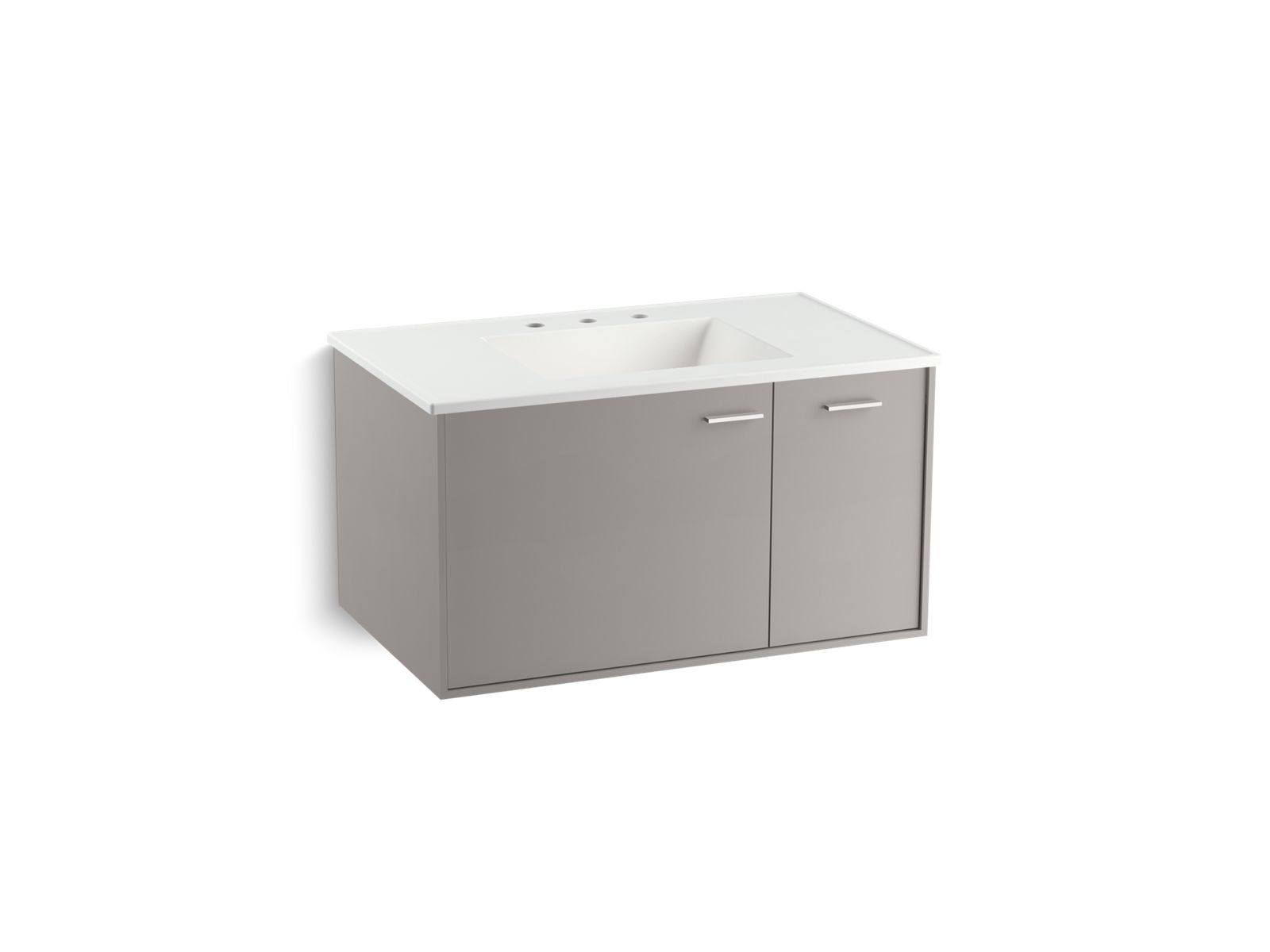 KOHLER Jute 36 in. Bath Vanity Cabinet Only in Mohair Grey