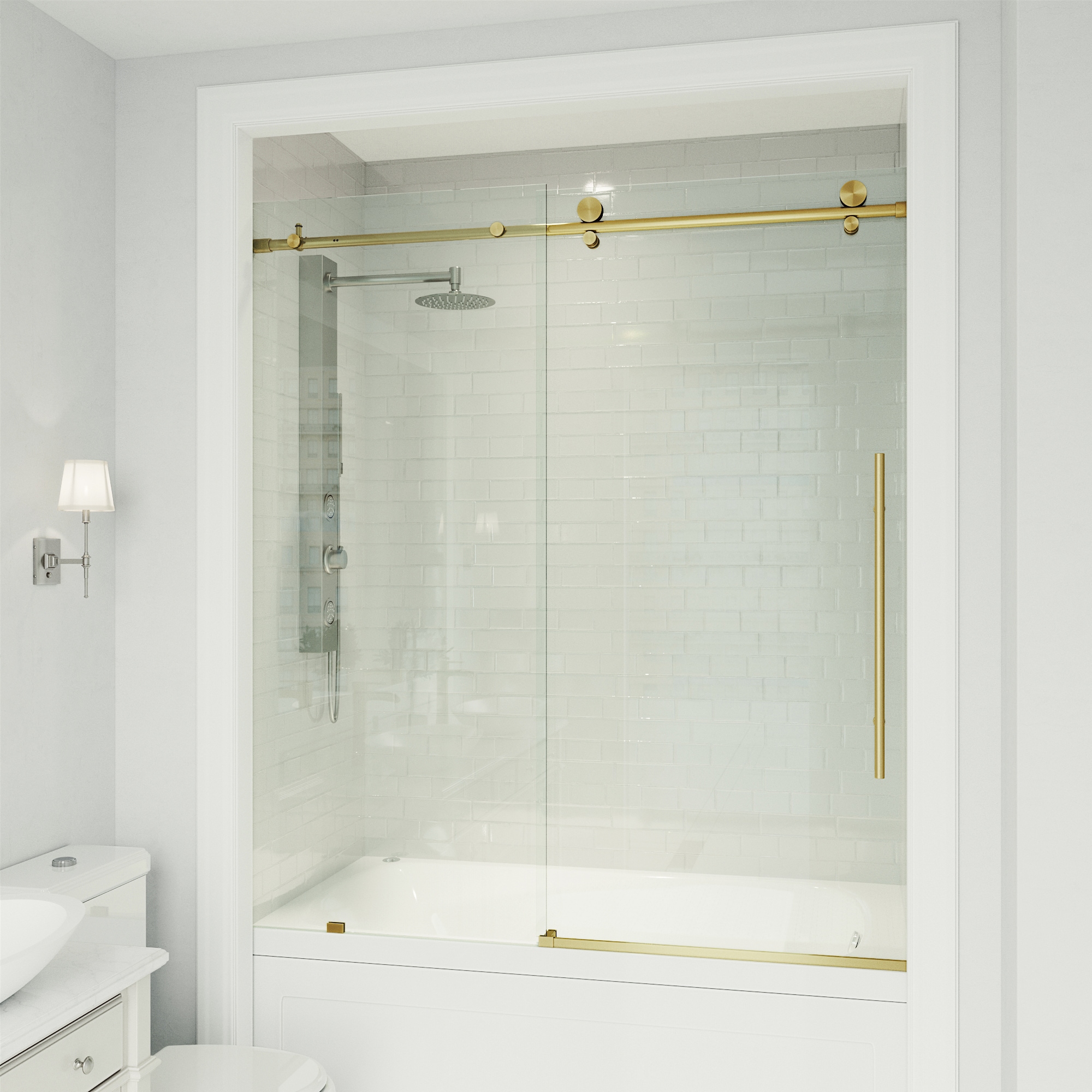 VIGO VG6021MGCL6066 Bathtub-Doors - View #6